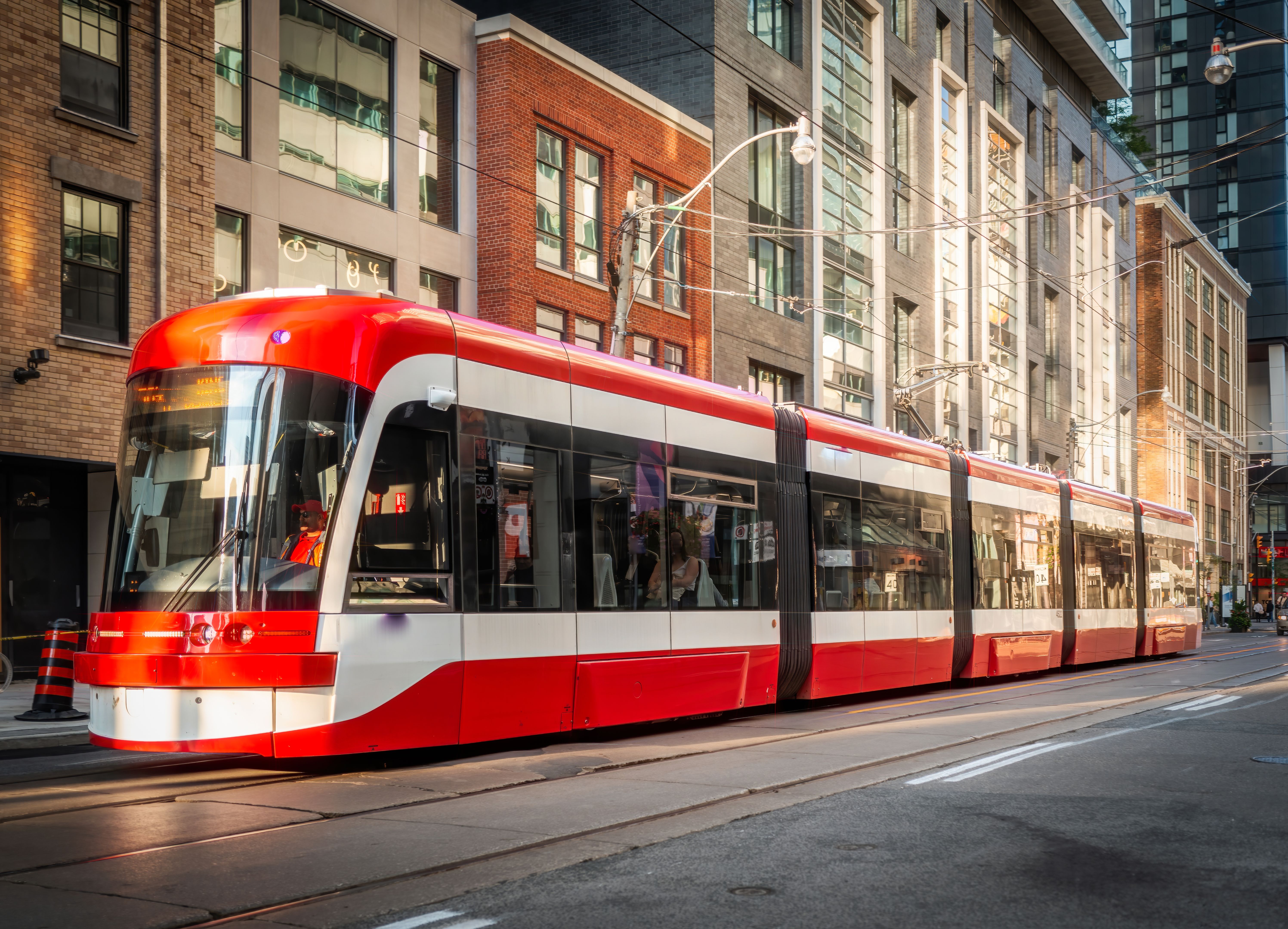 Downtown Toronto - Street Car (Public Transportation)