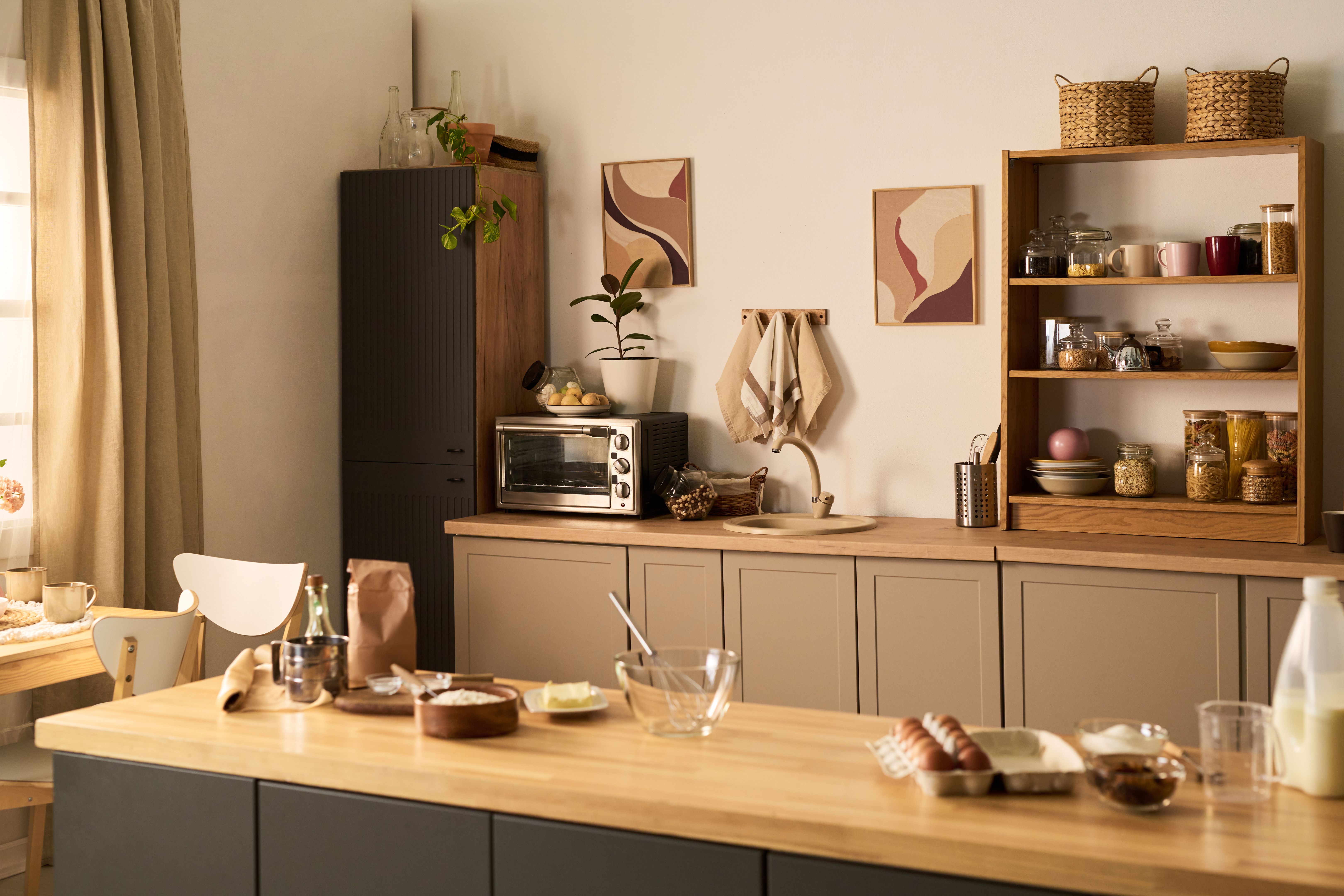 modern kitchen storage