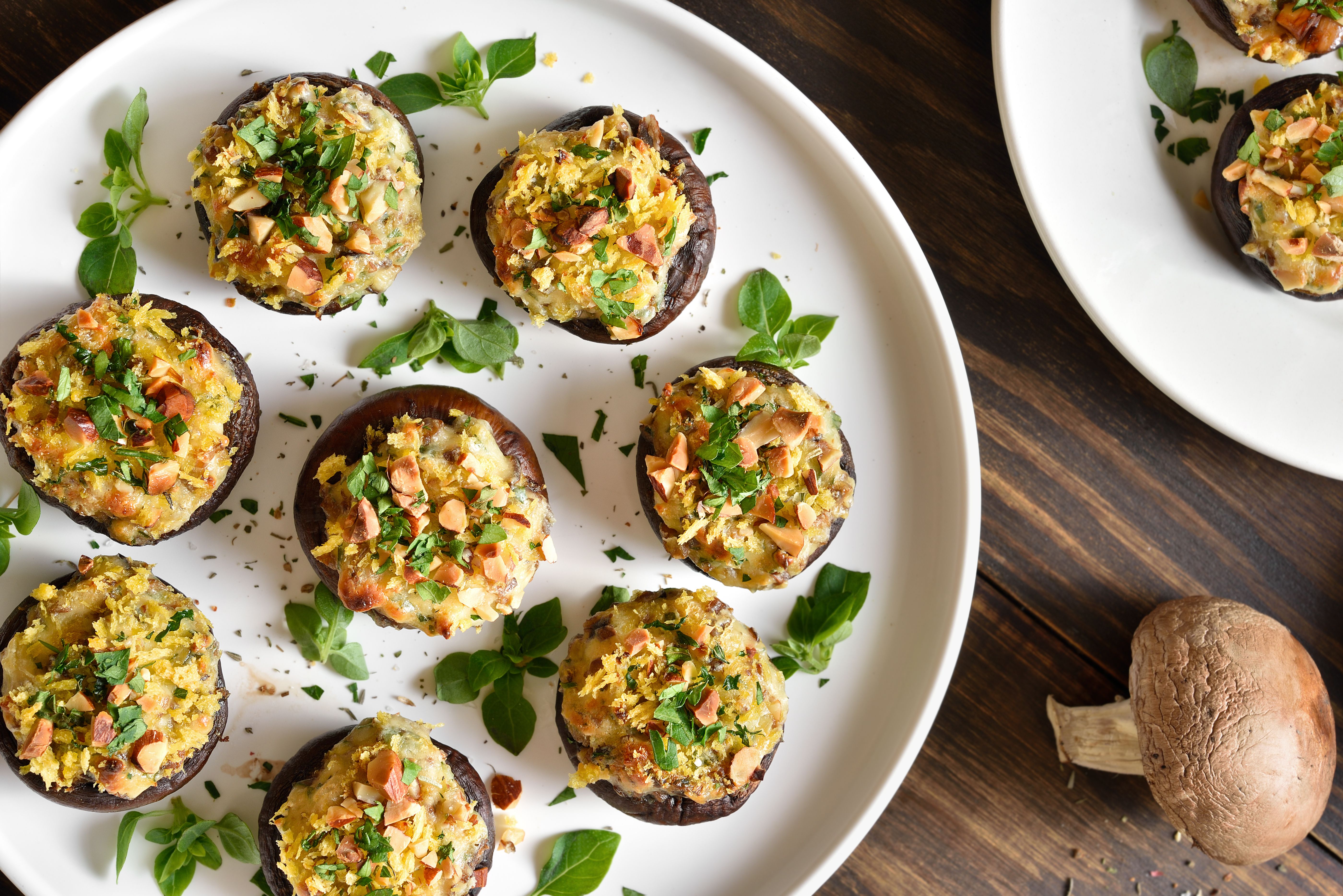 stuffed mushrooms
