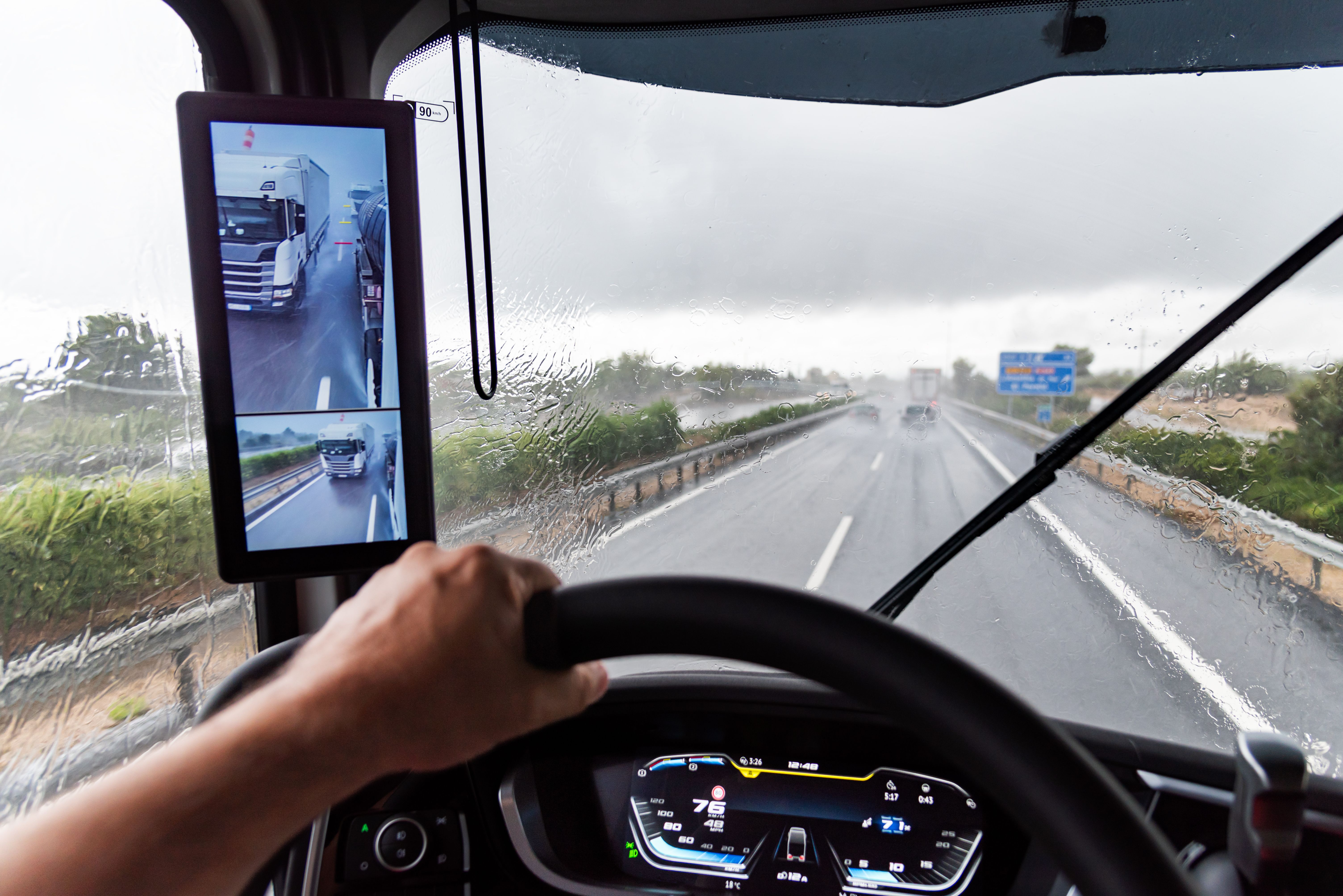 driving in rain