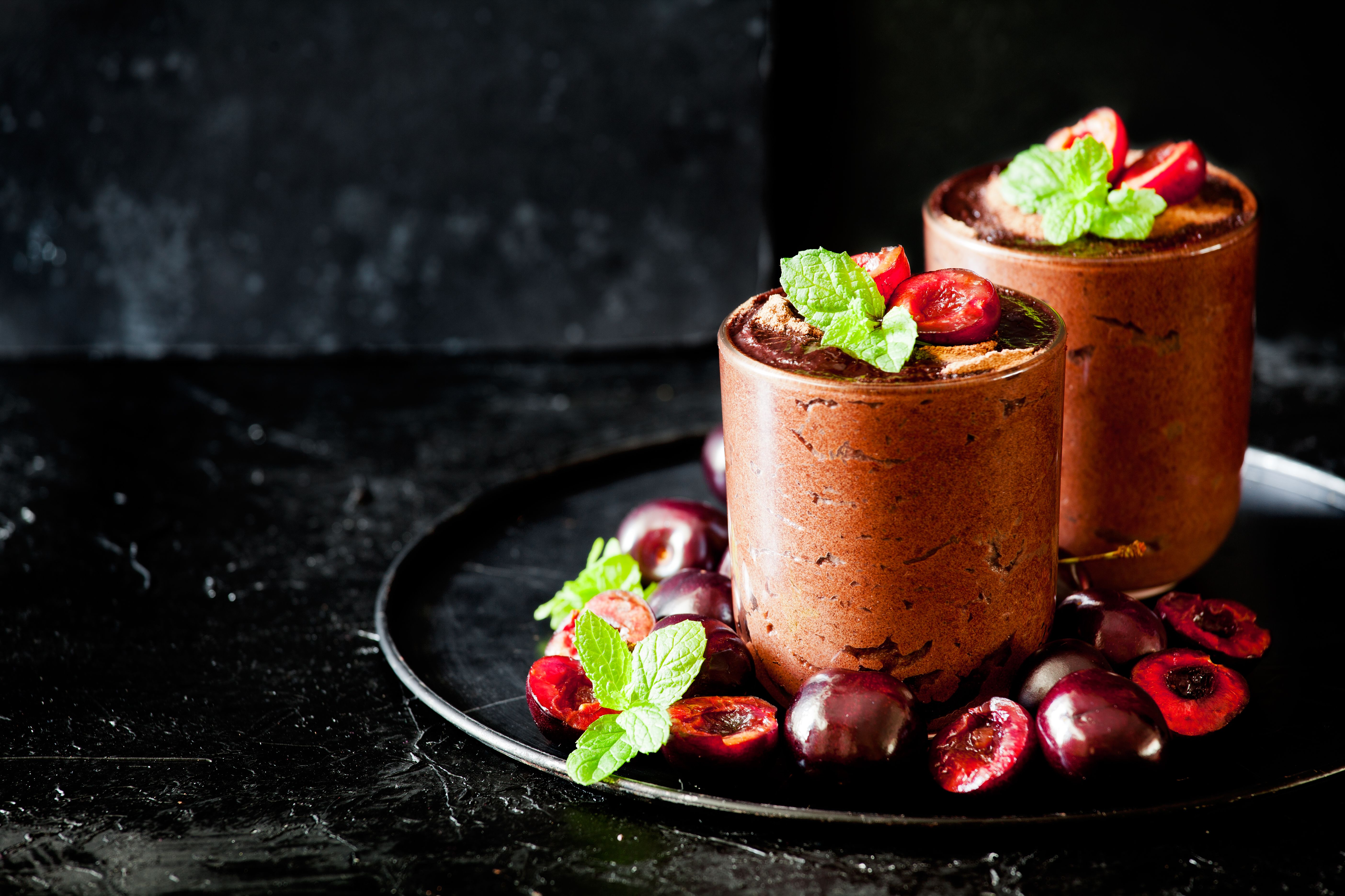 cherry chocolate dessert