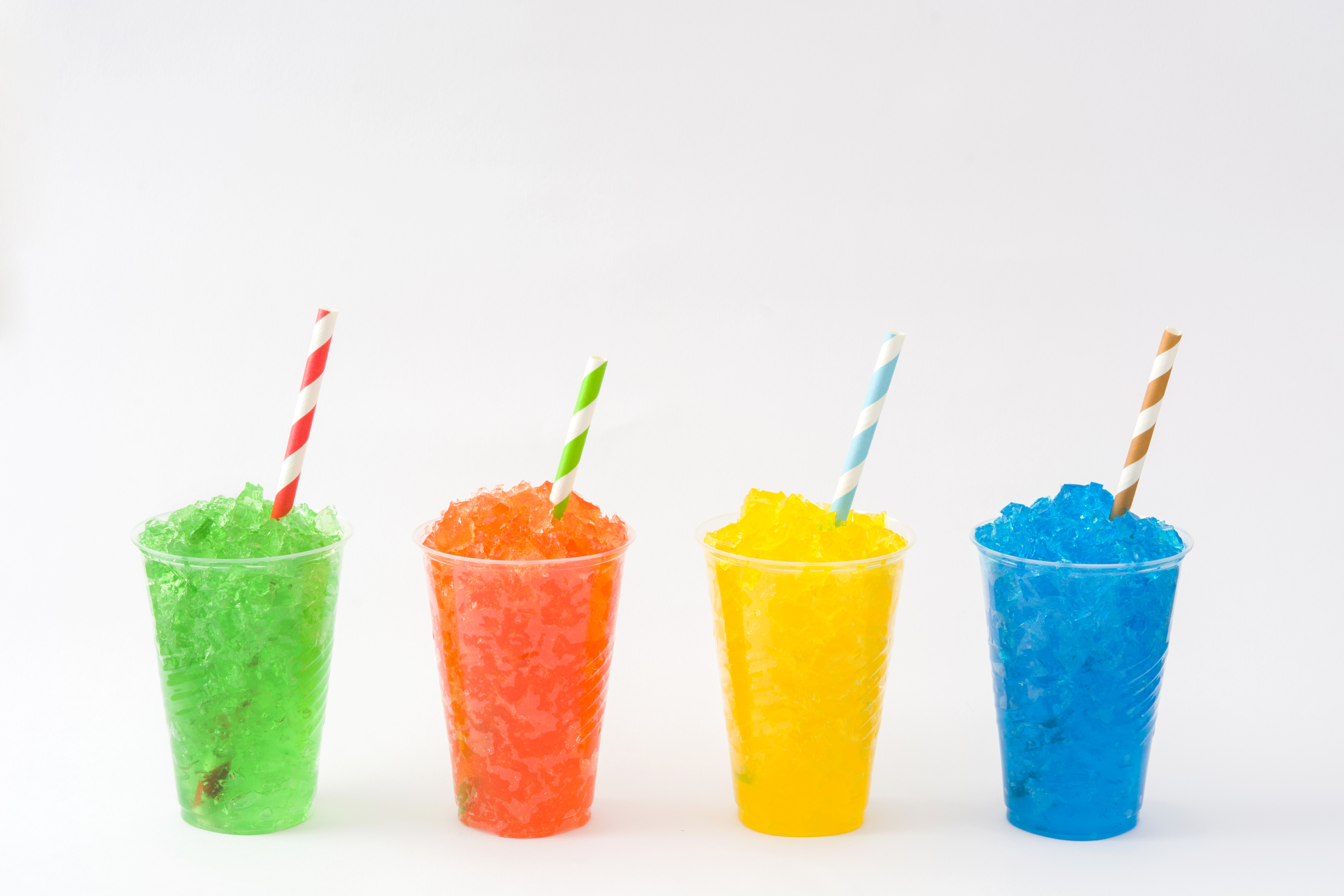 Colorful summer slushies Colorful summer slushies