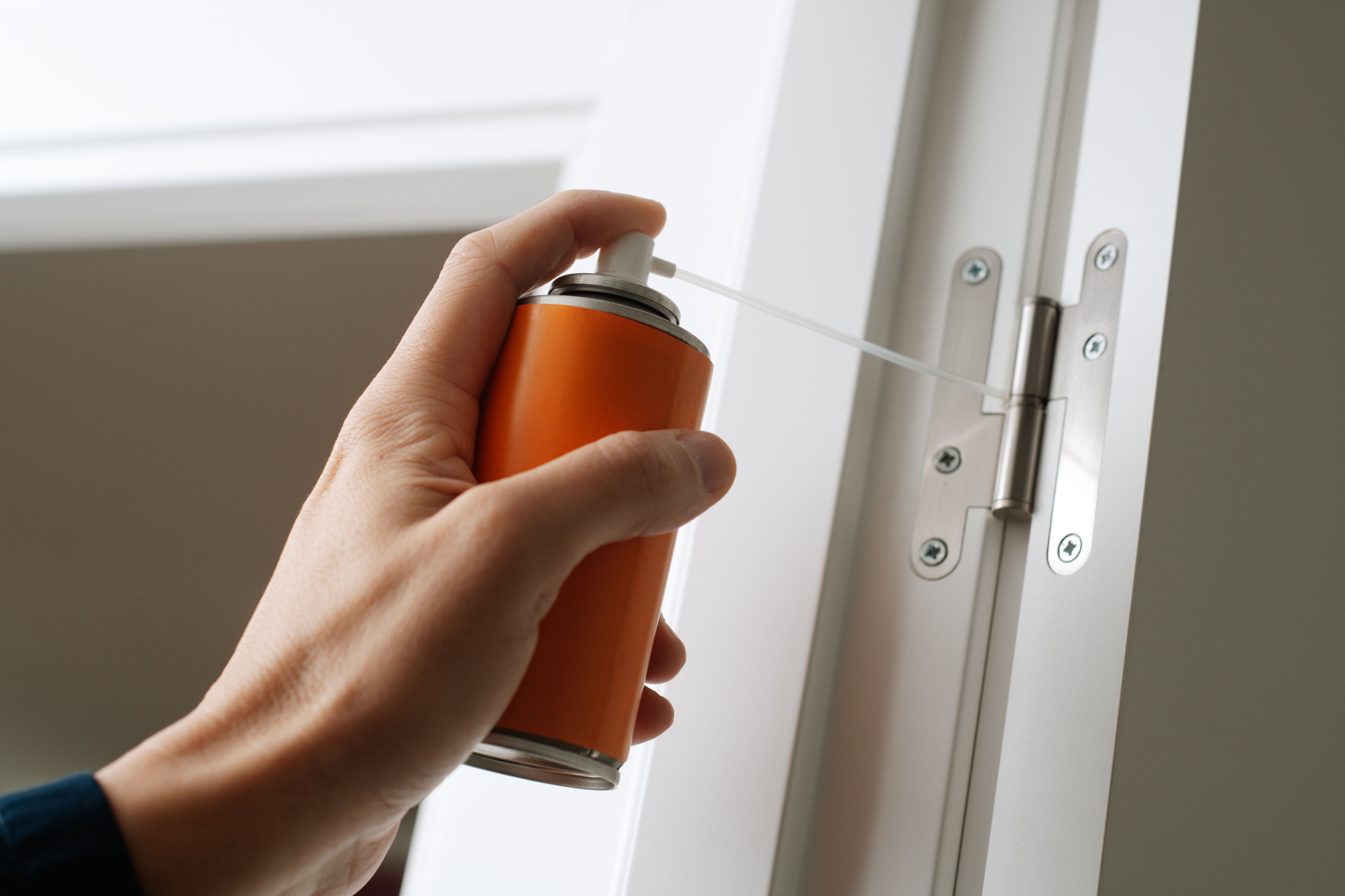 lubricating hinges