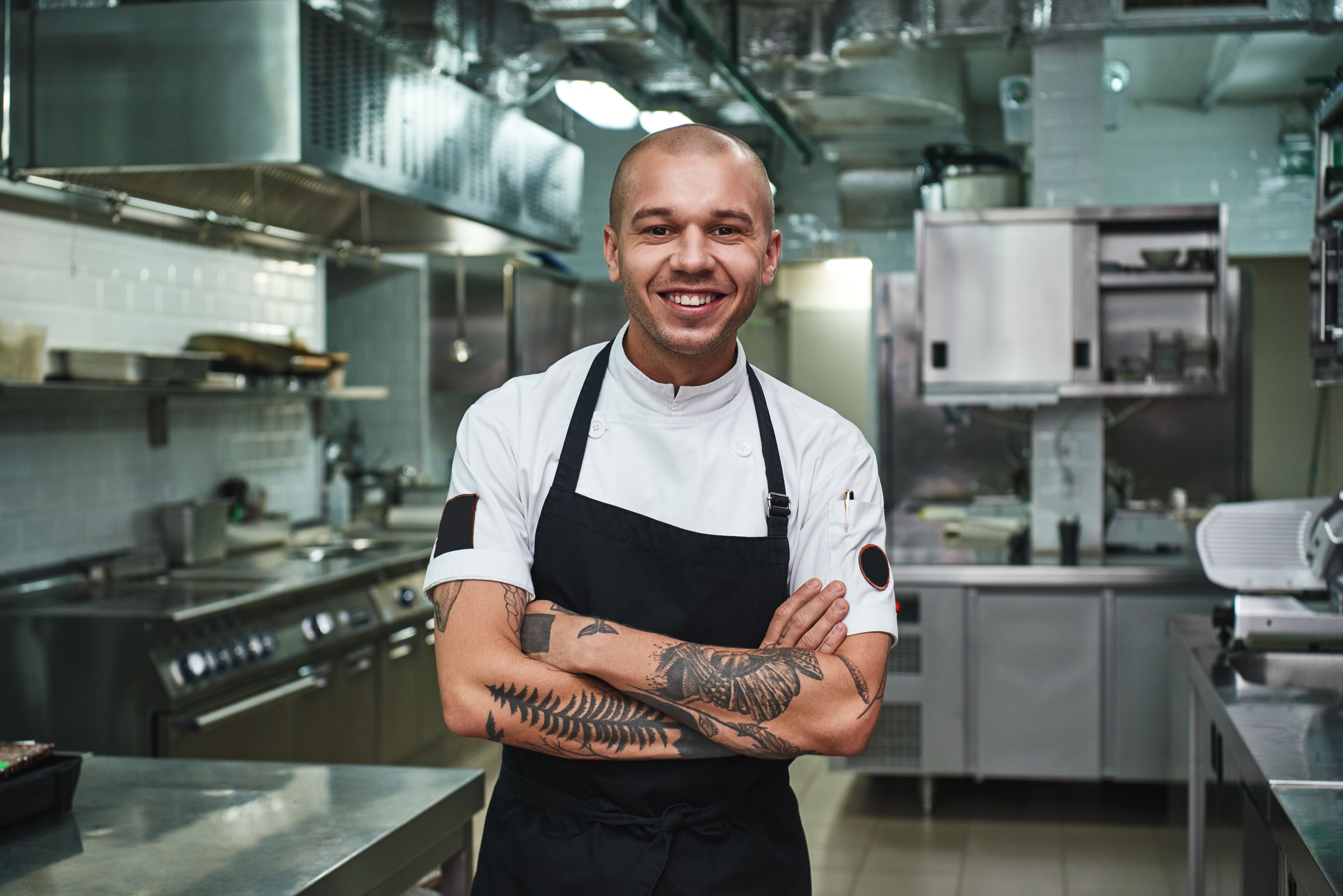 smiling chef