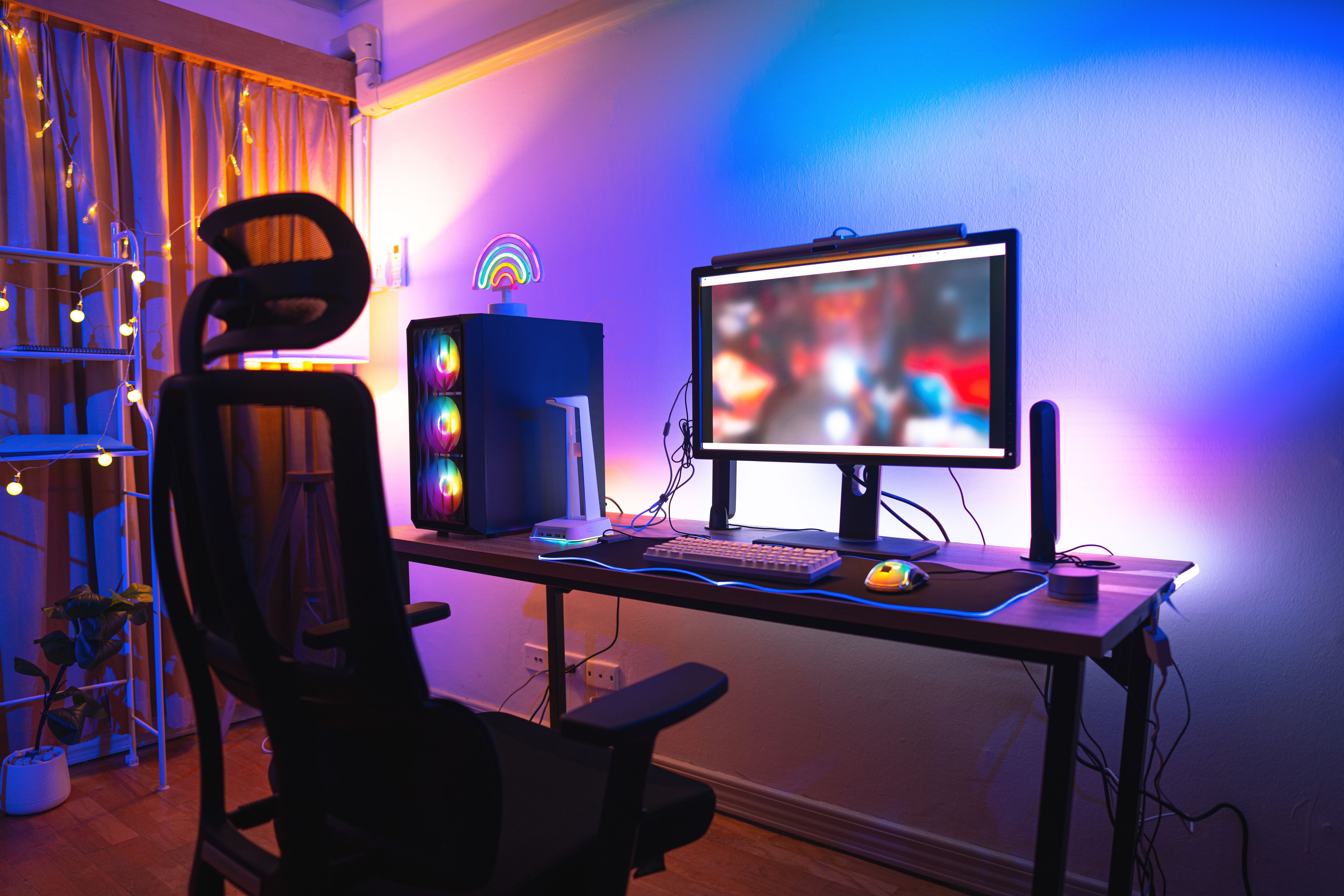 gaming technology setup