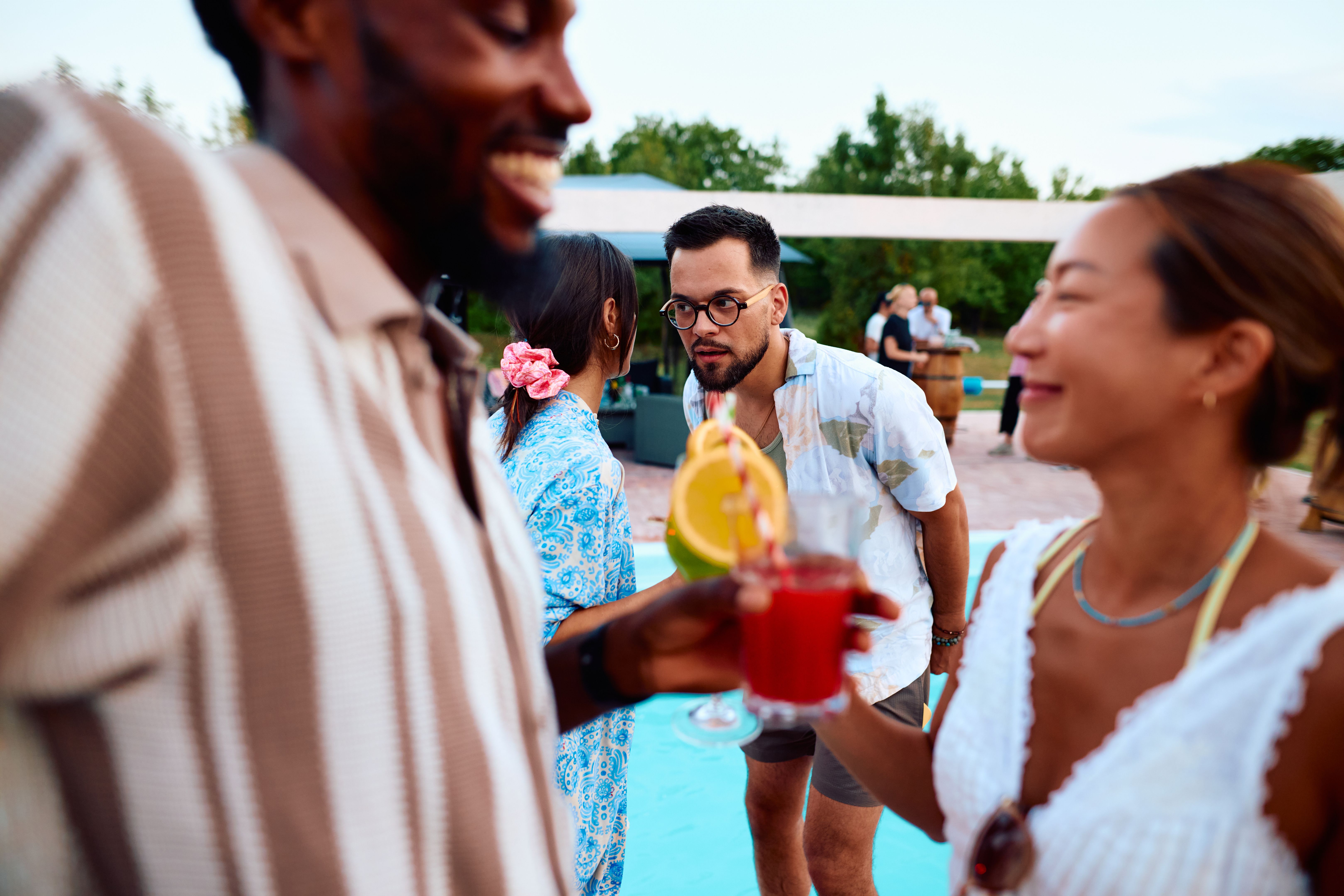 community pool event