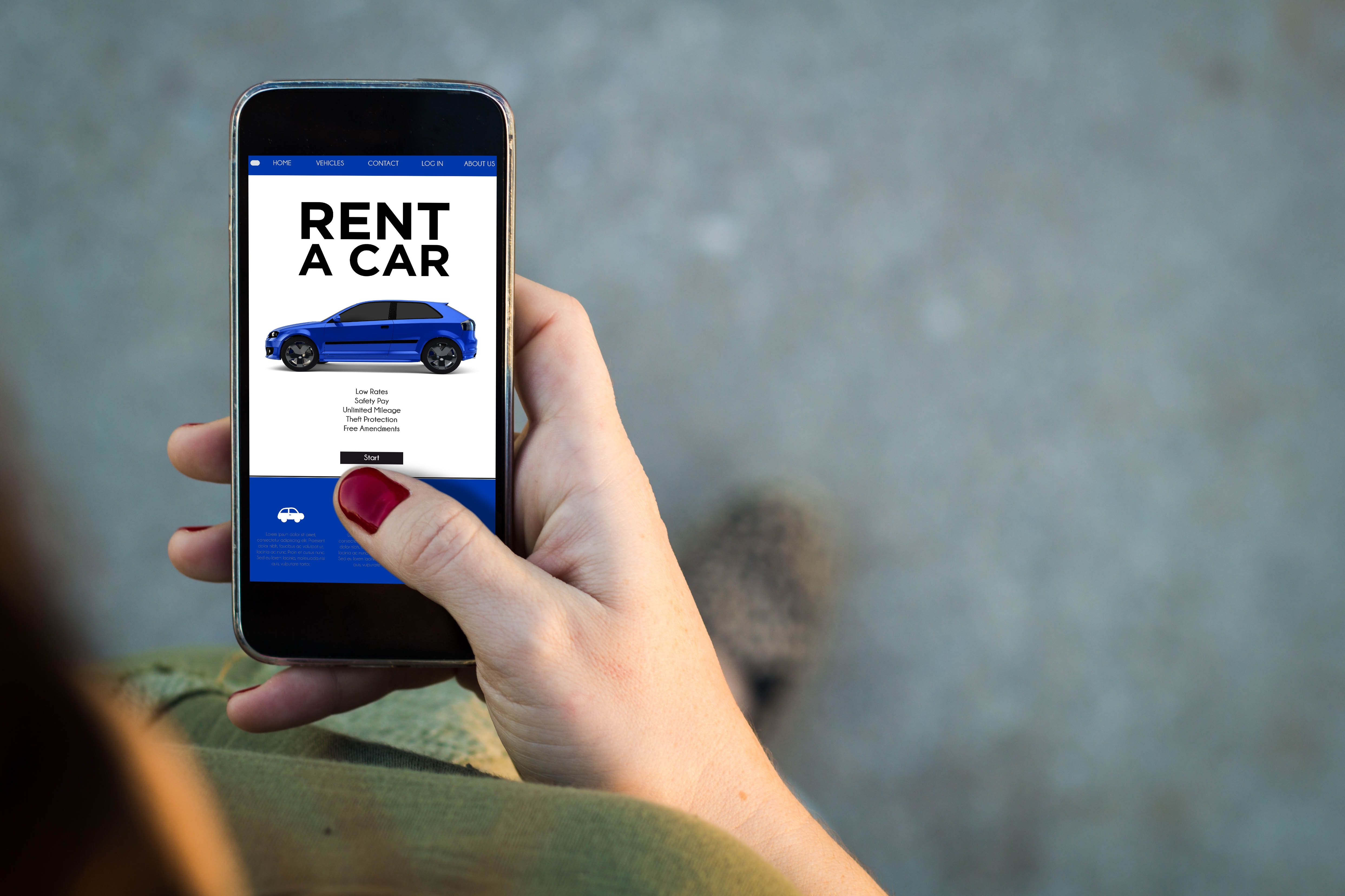 car rental app