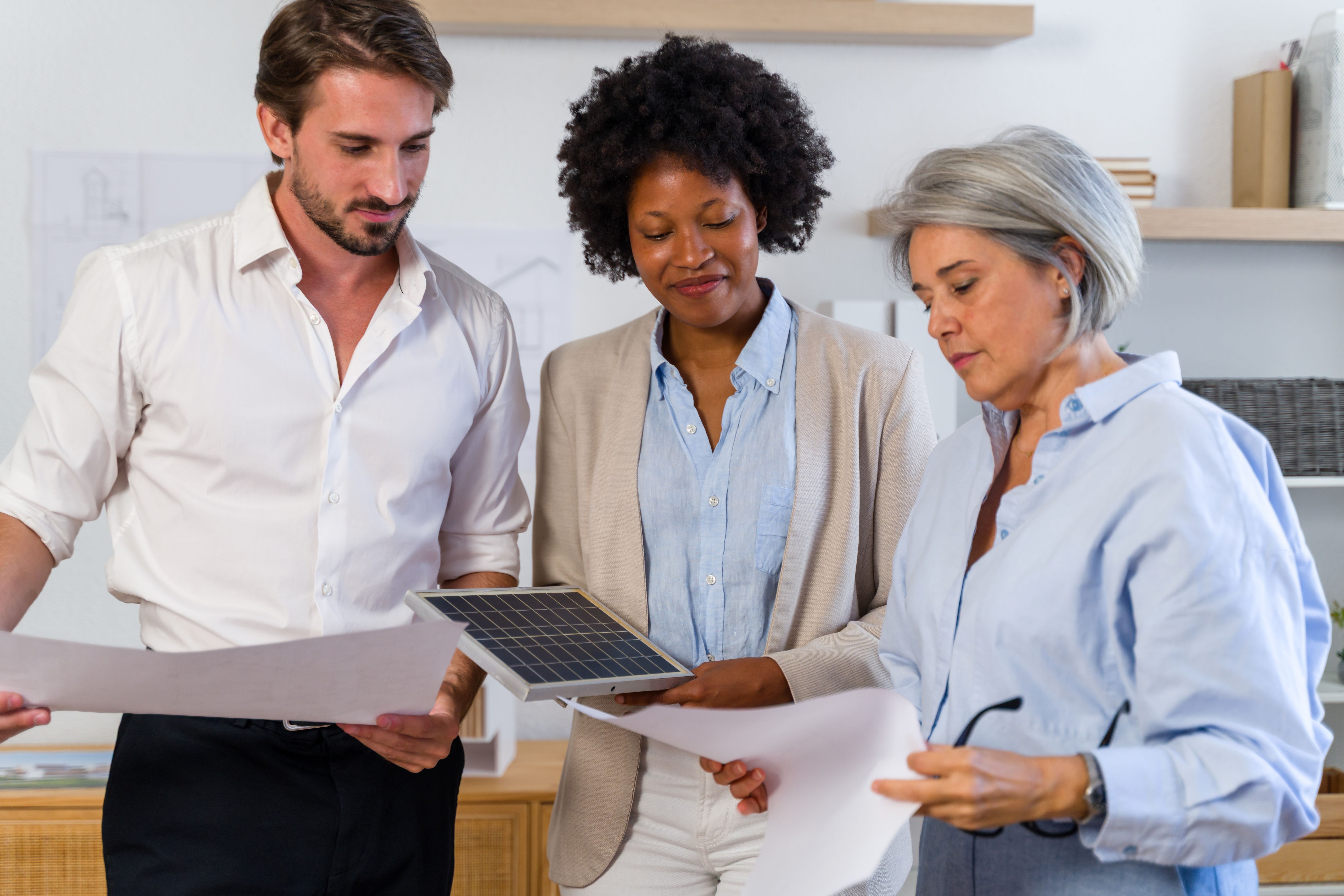 solar consultant meeting