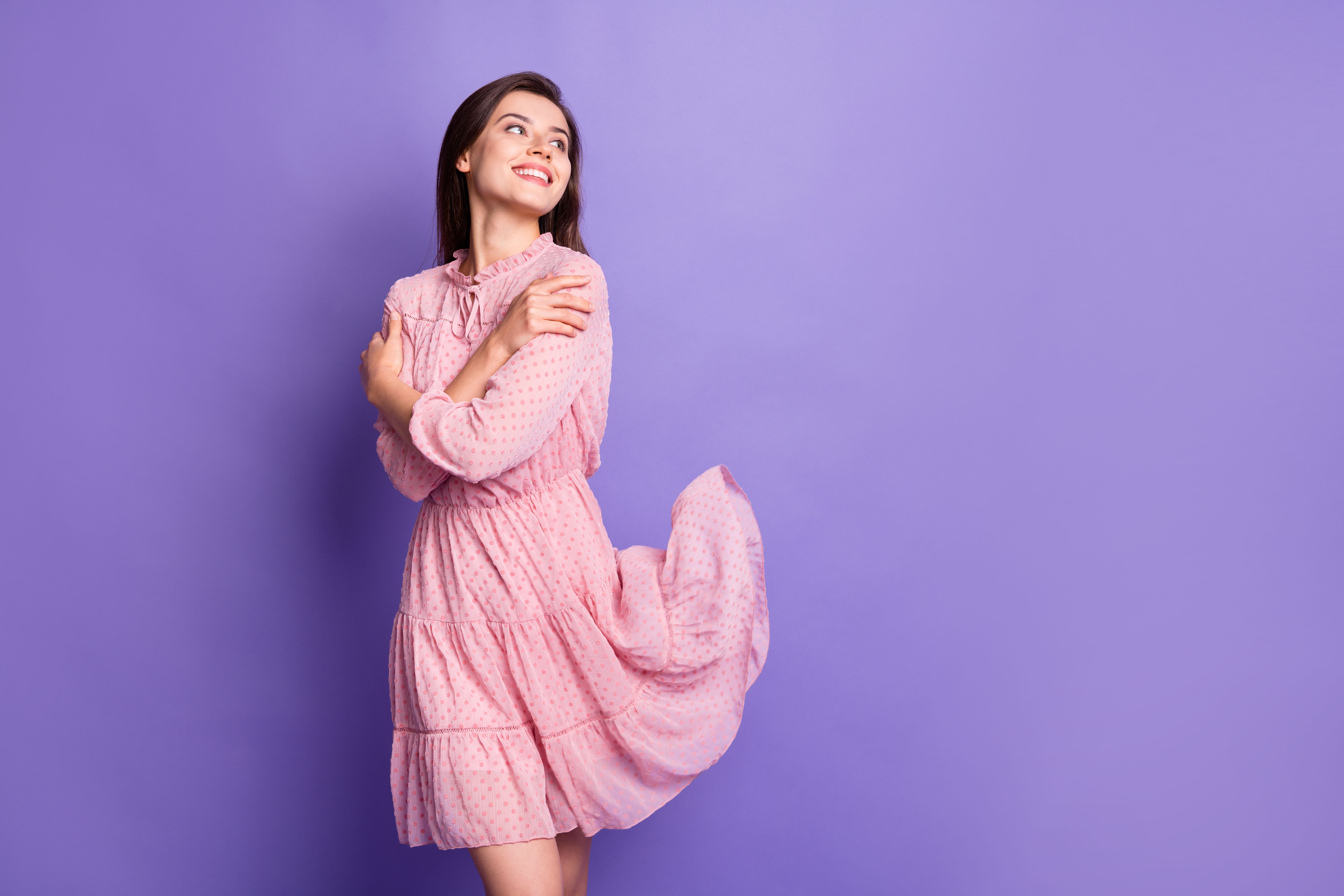 woman confident dress