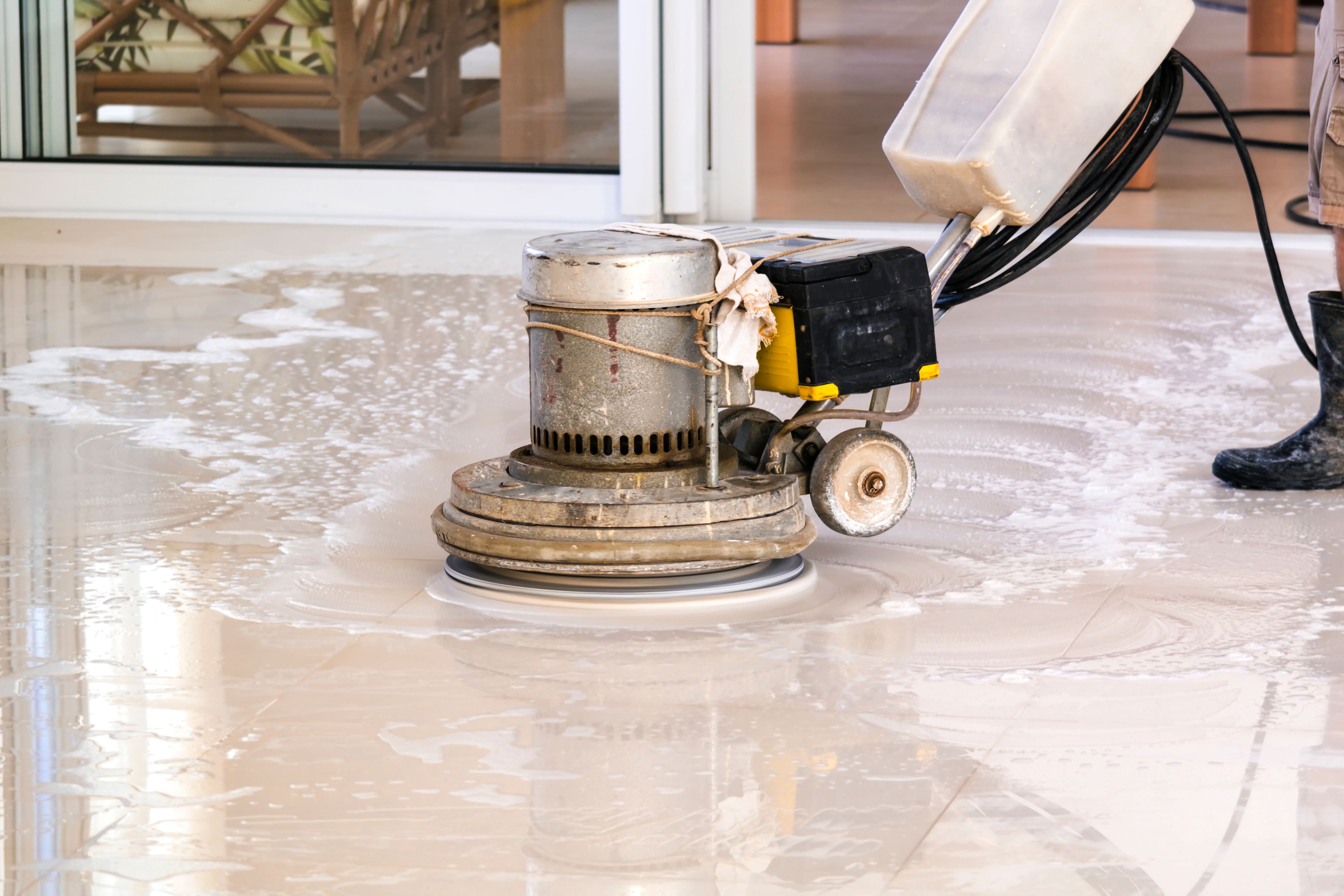 office floor cleaning