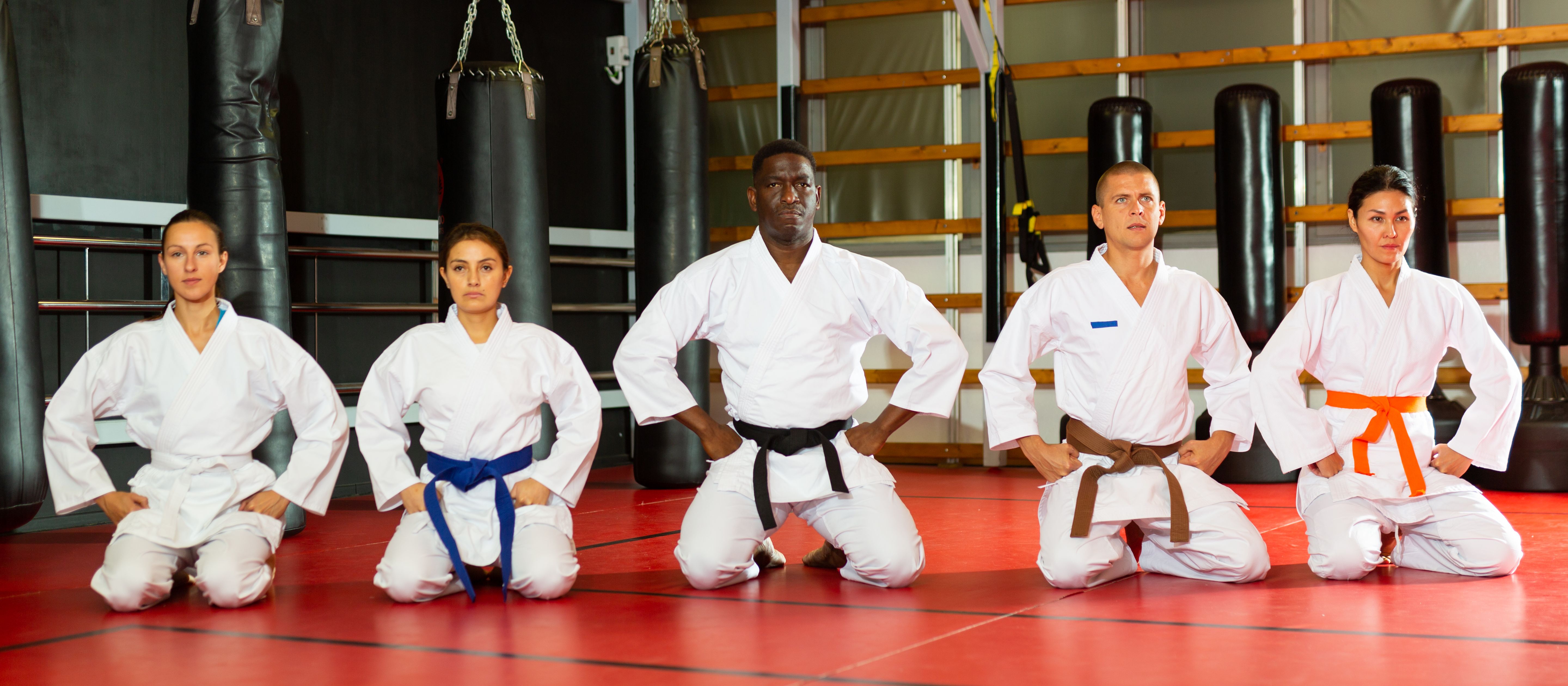 diverse martial arts class