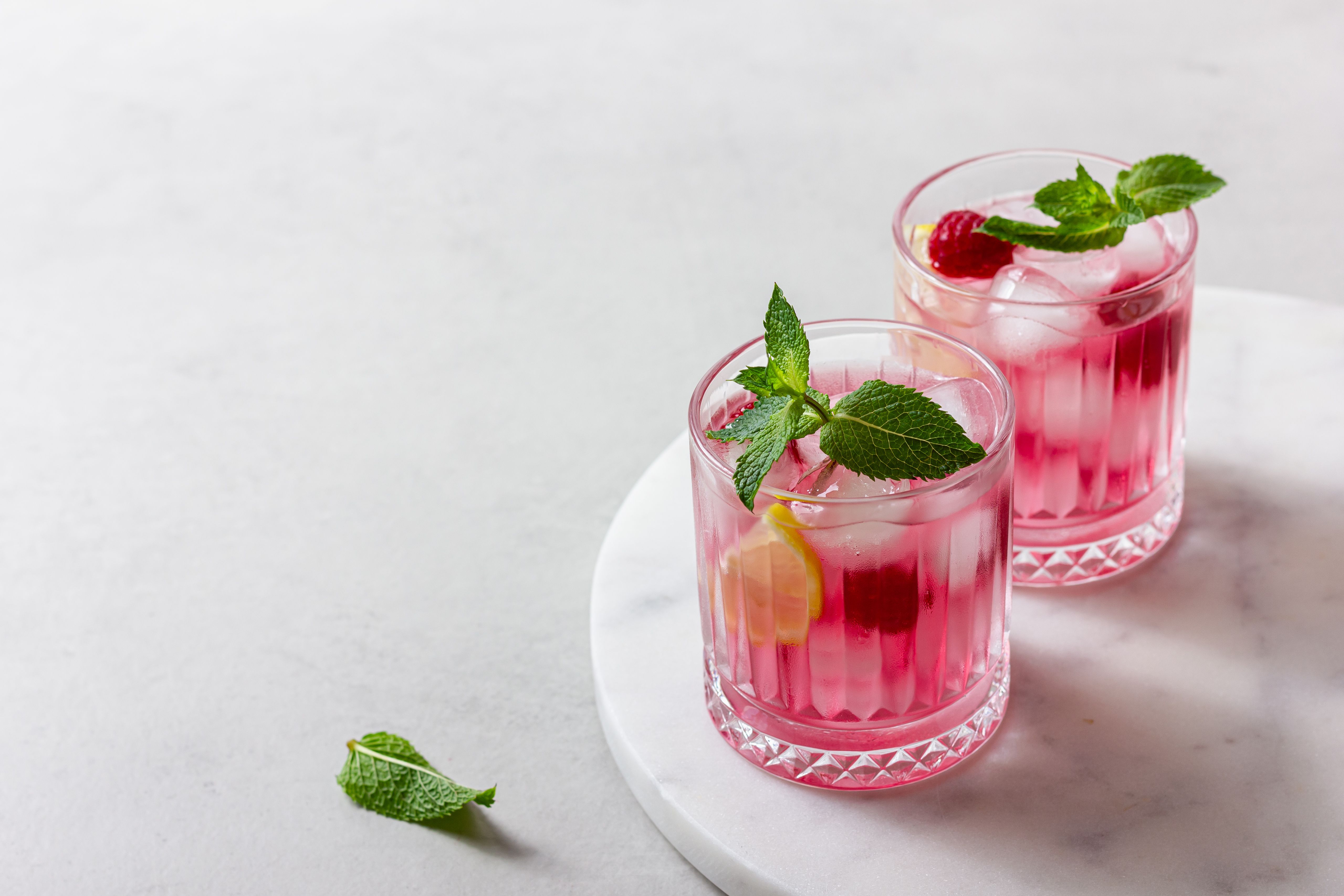 sparkling mocktail