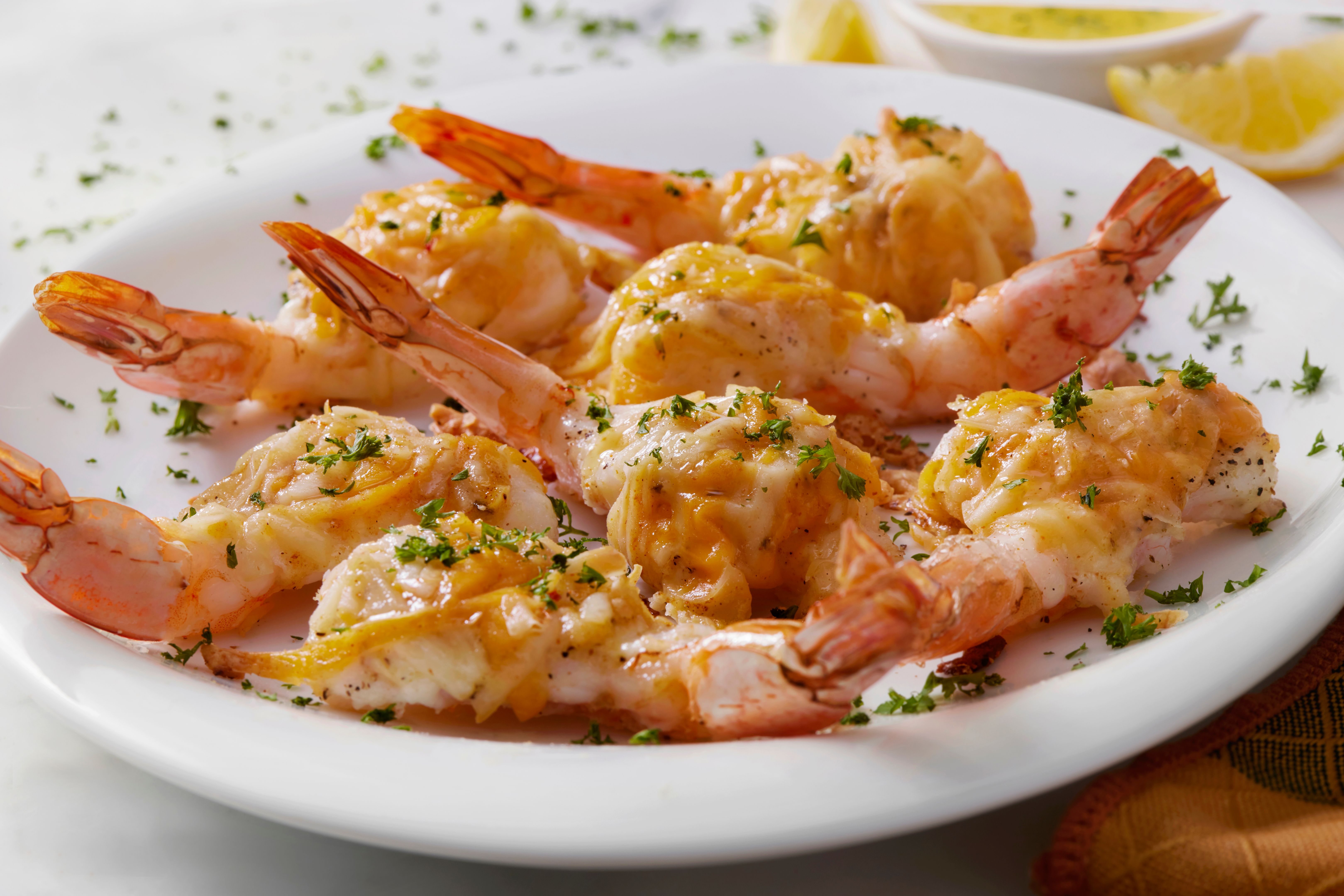 Cheesy Garlic Shrimp Appetizer