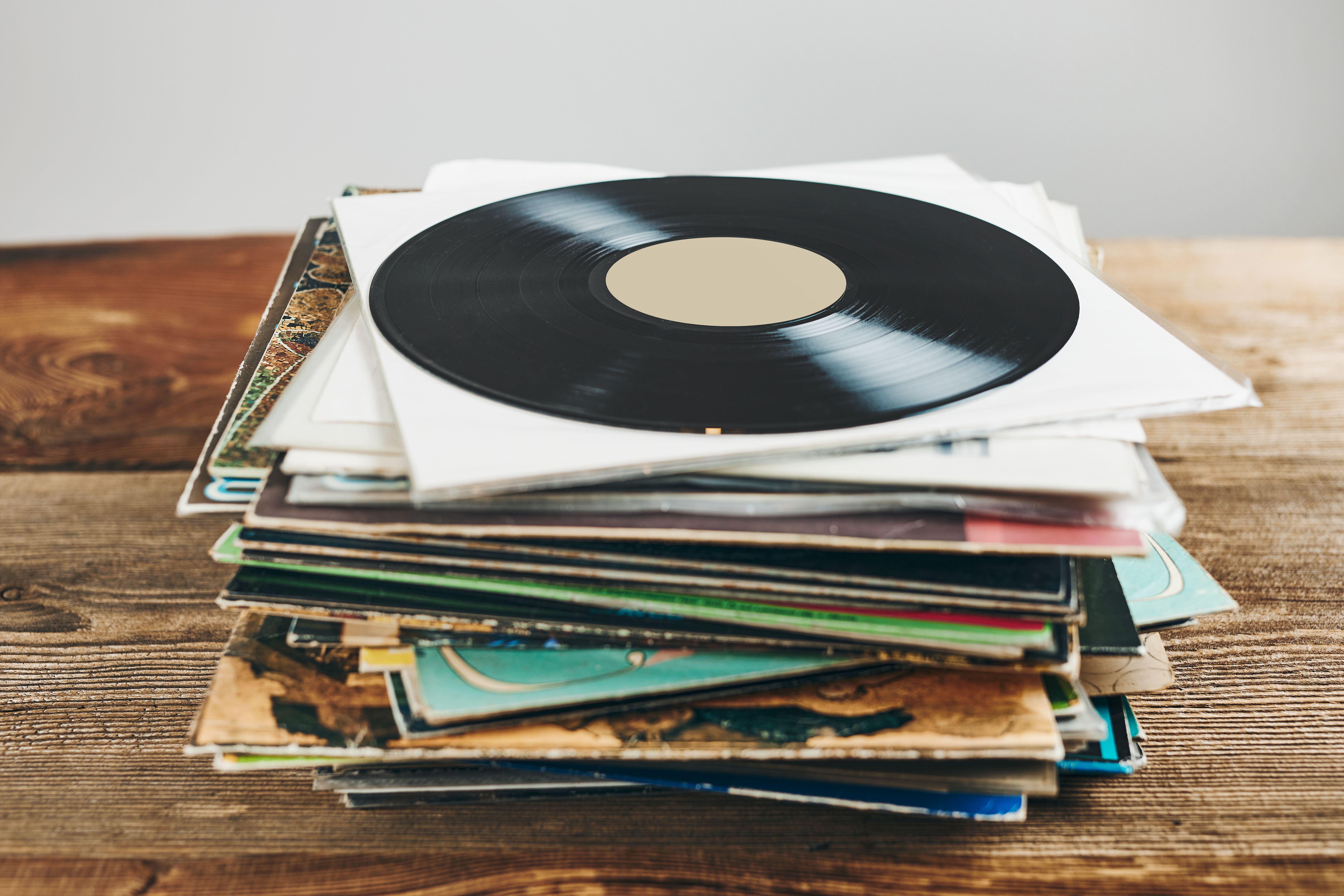 vinyl records collection