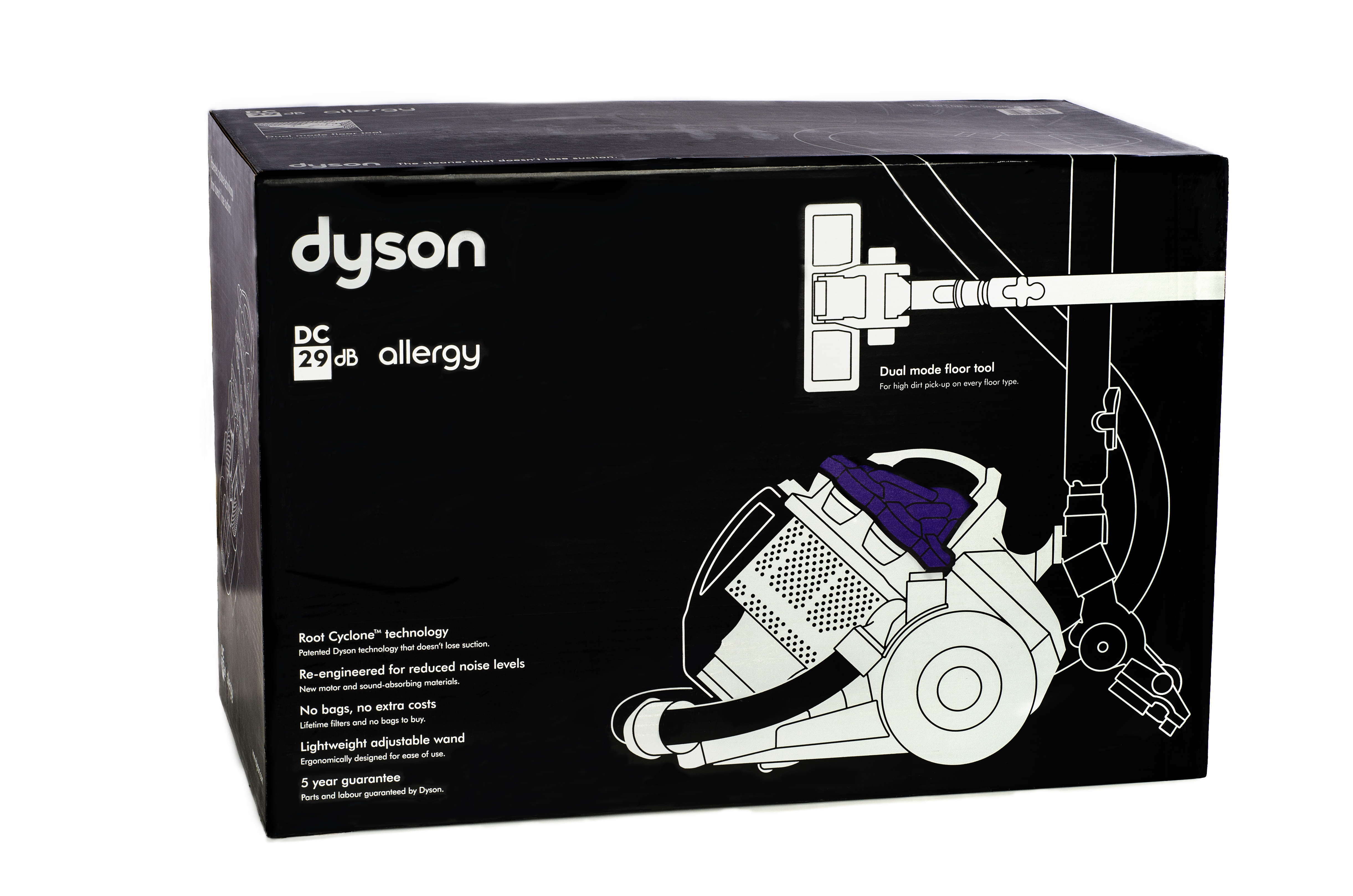 Carton box of Dyson DC 29 DB Allergy