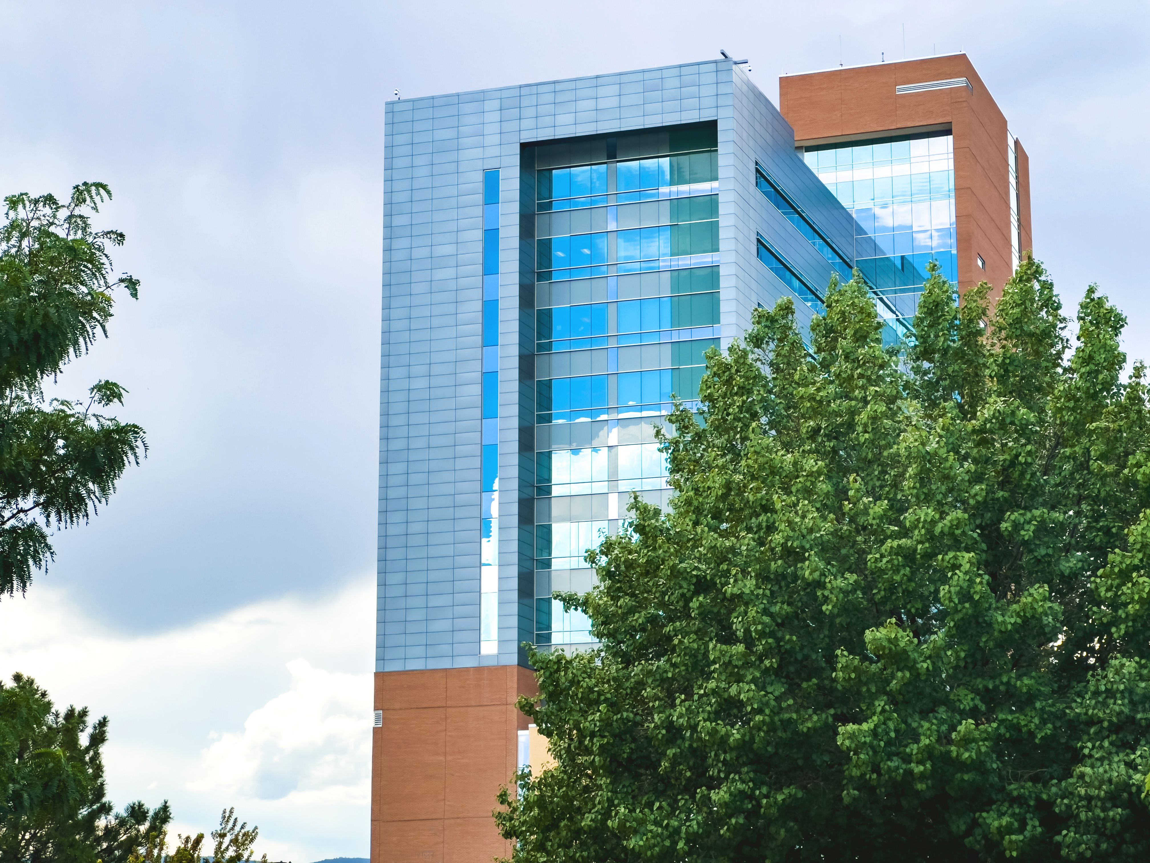 Western USA Hospital High Rise Building Exterior