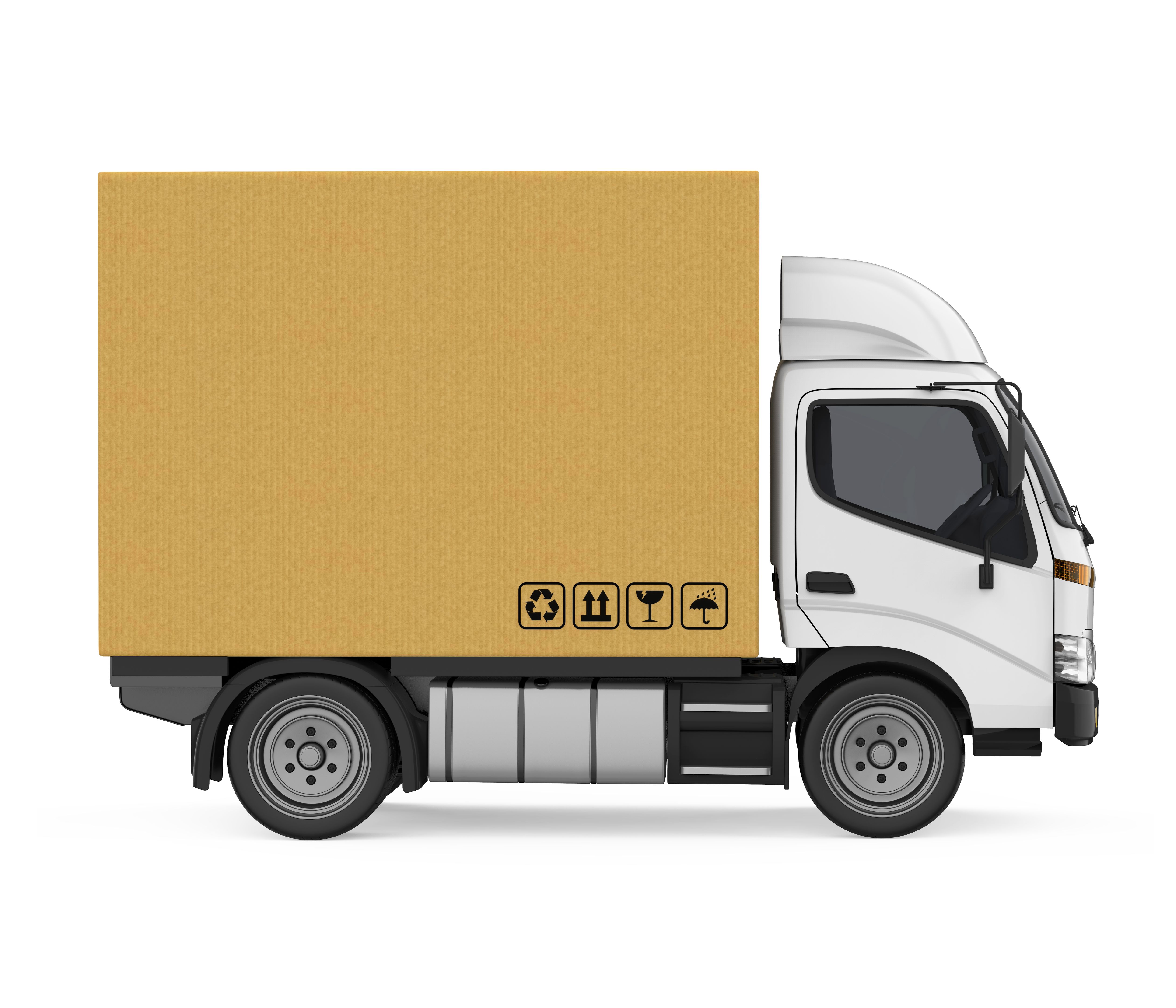 licensed delivery truck