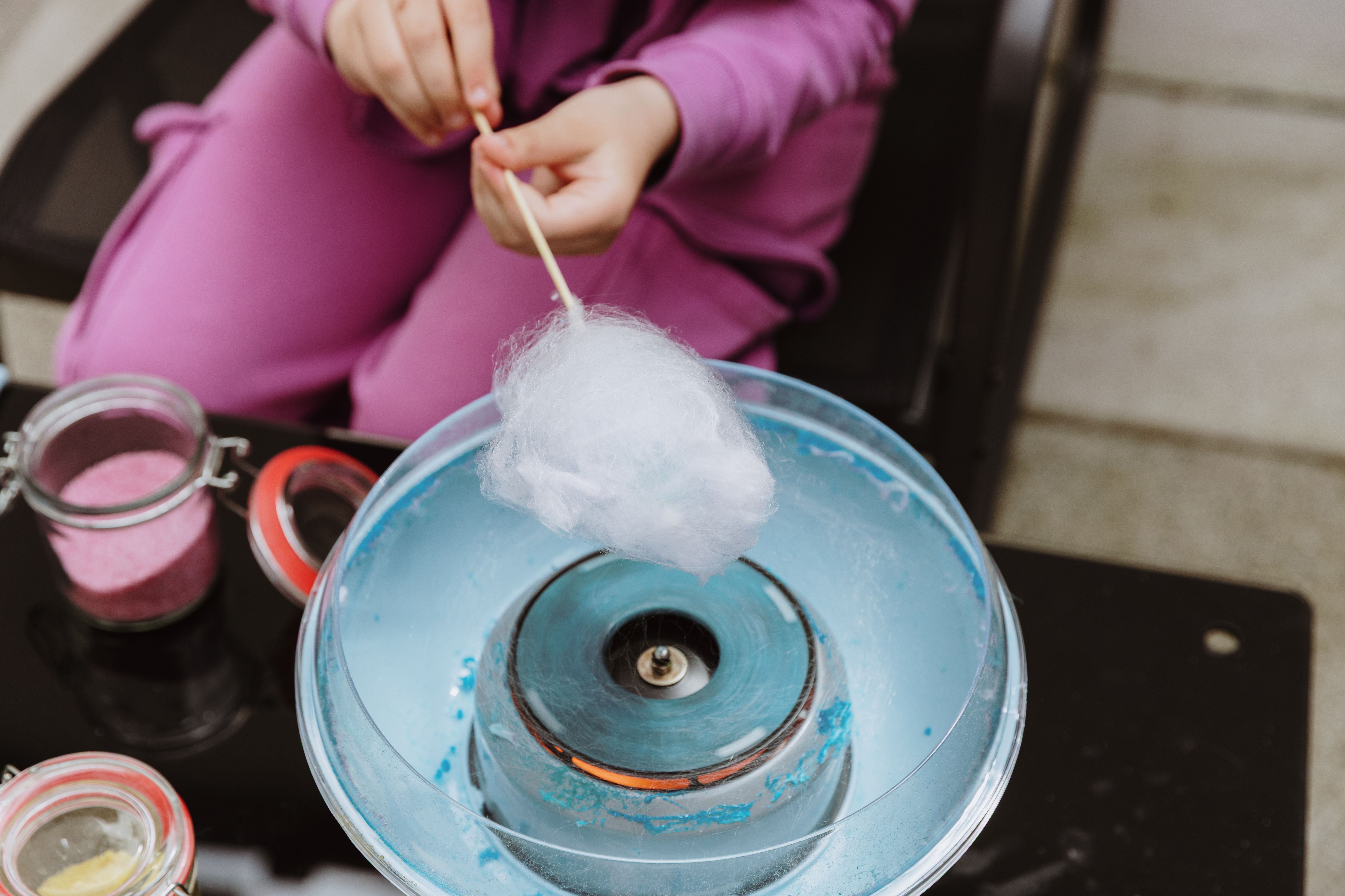 cotton candy machine cleaning