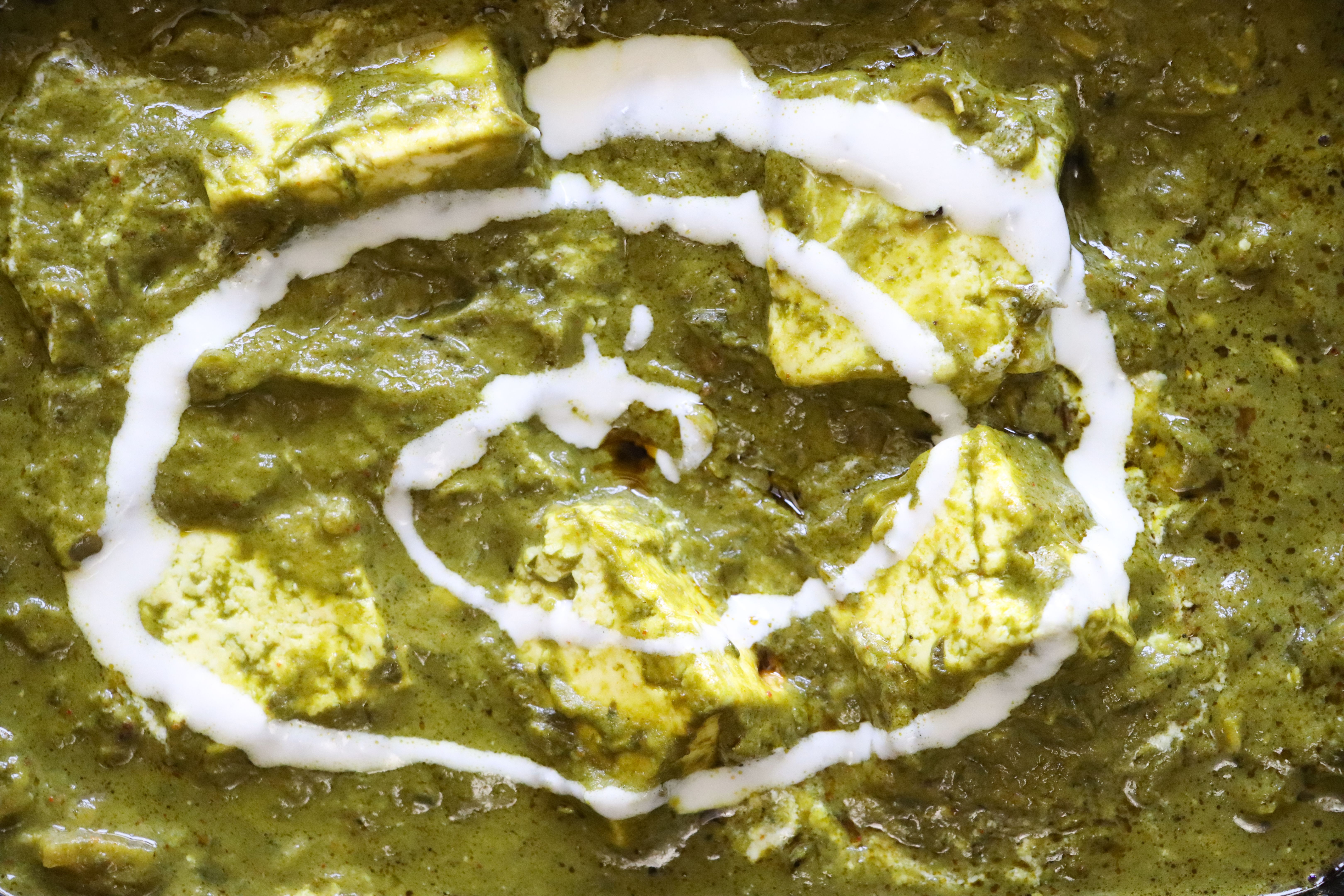 palak paneer dish