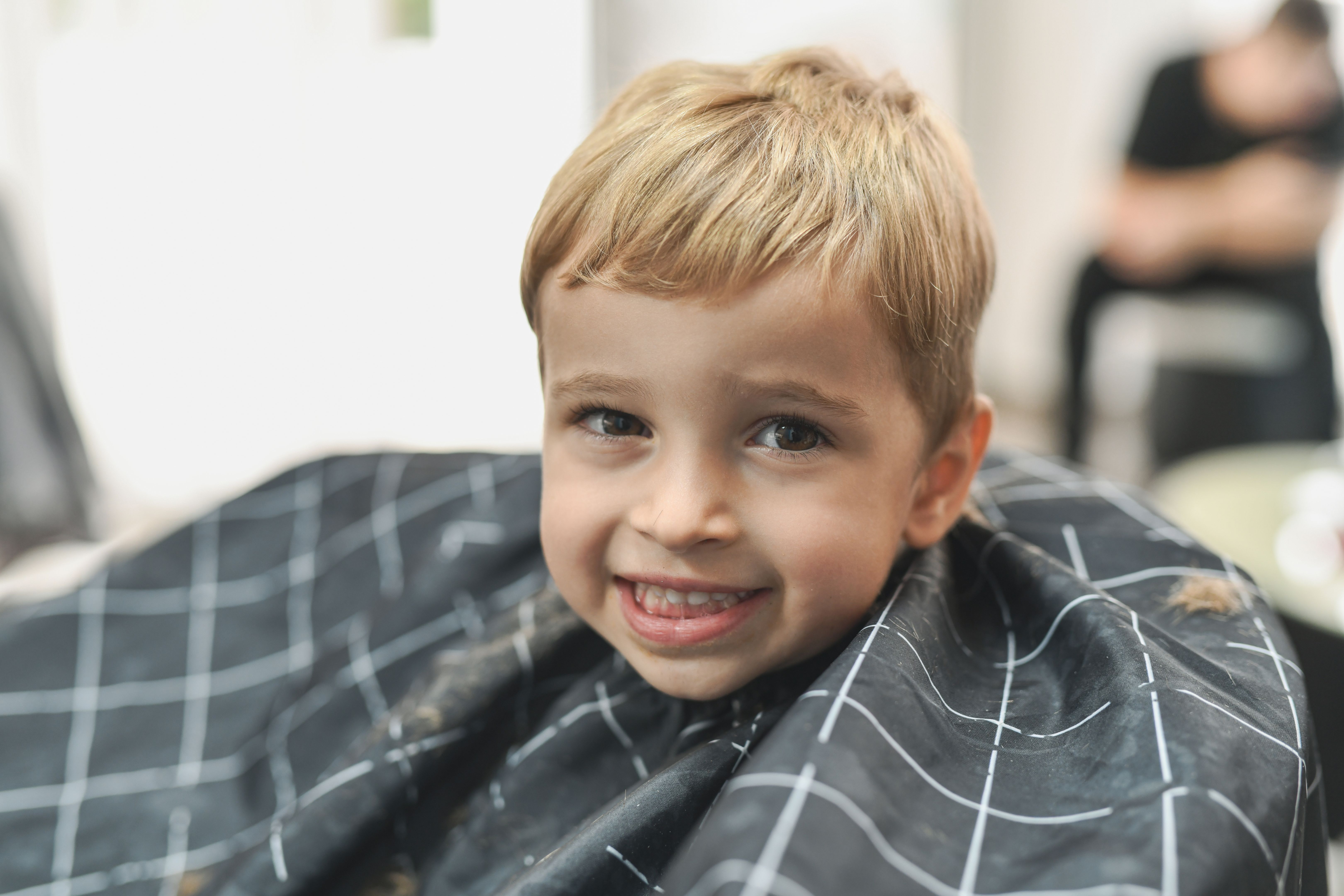kids haircut fun