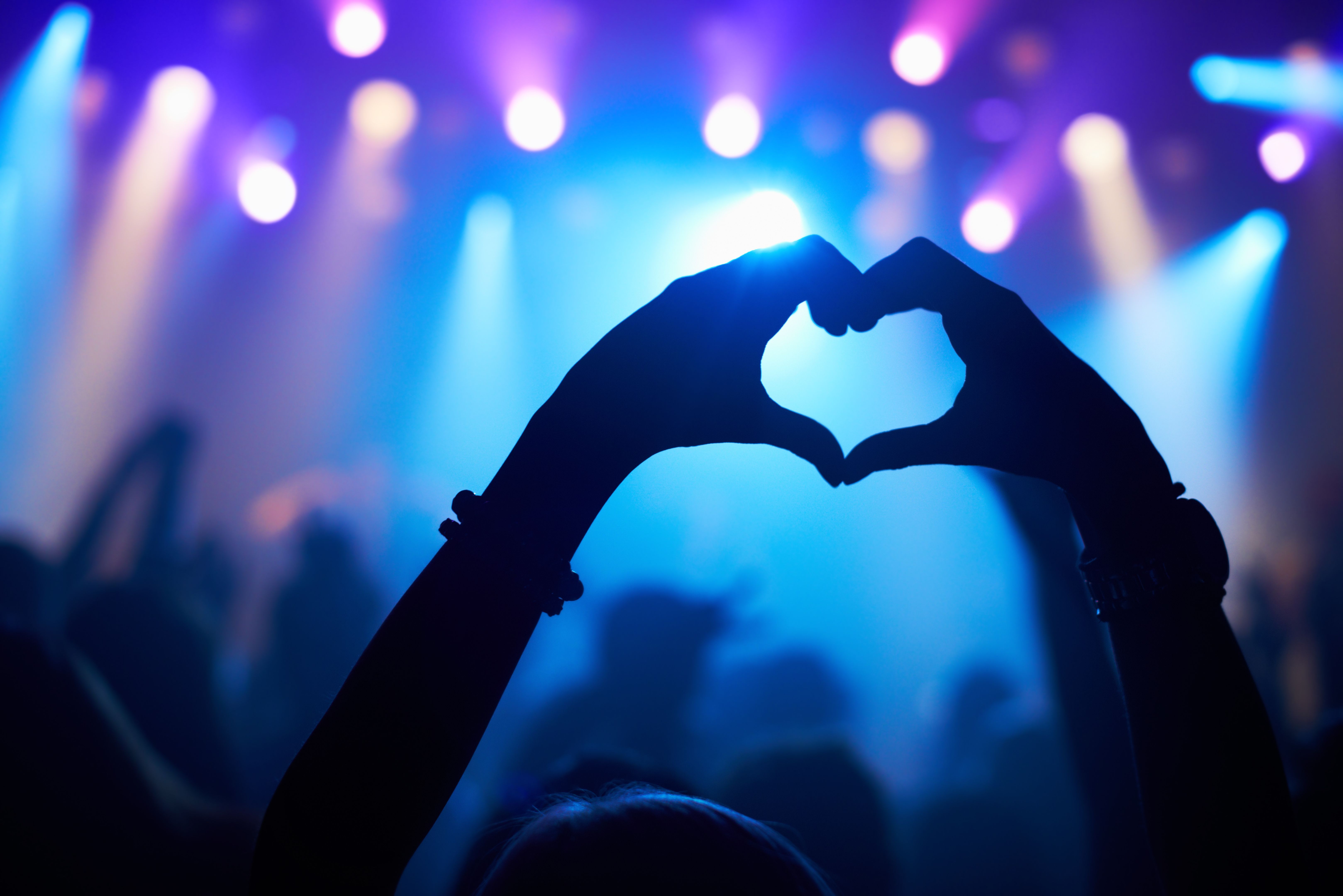 music festival lights