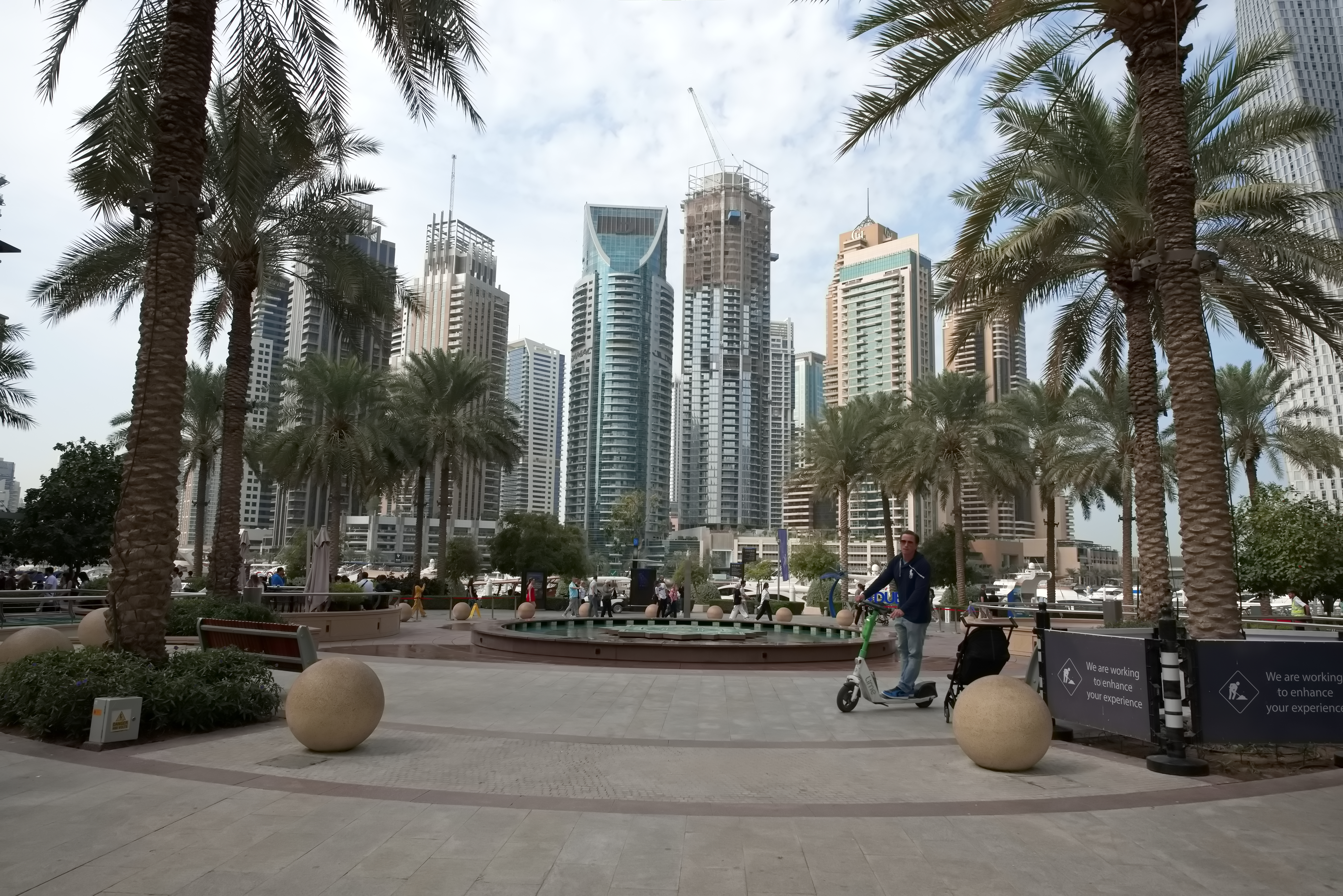 Dubai Marina Walk Canal, United Arab Emirates