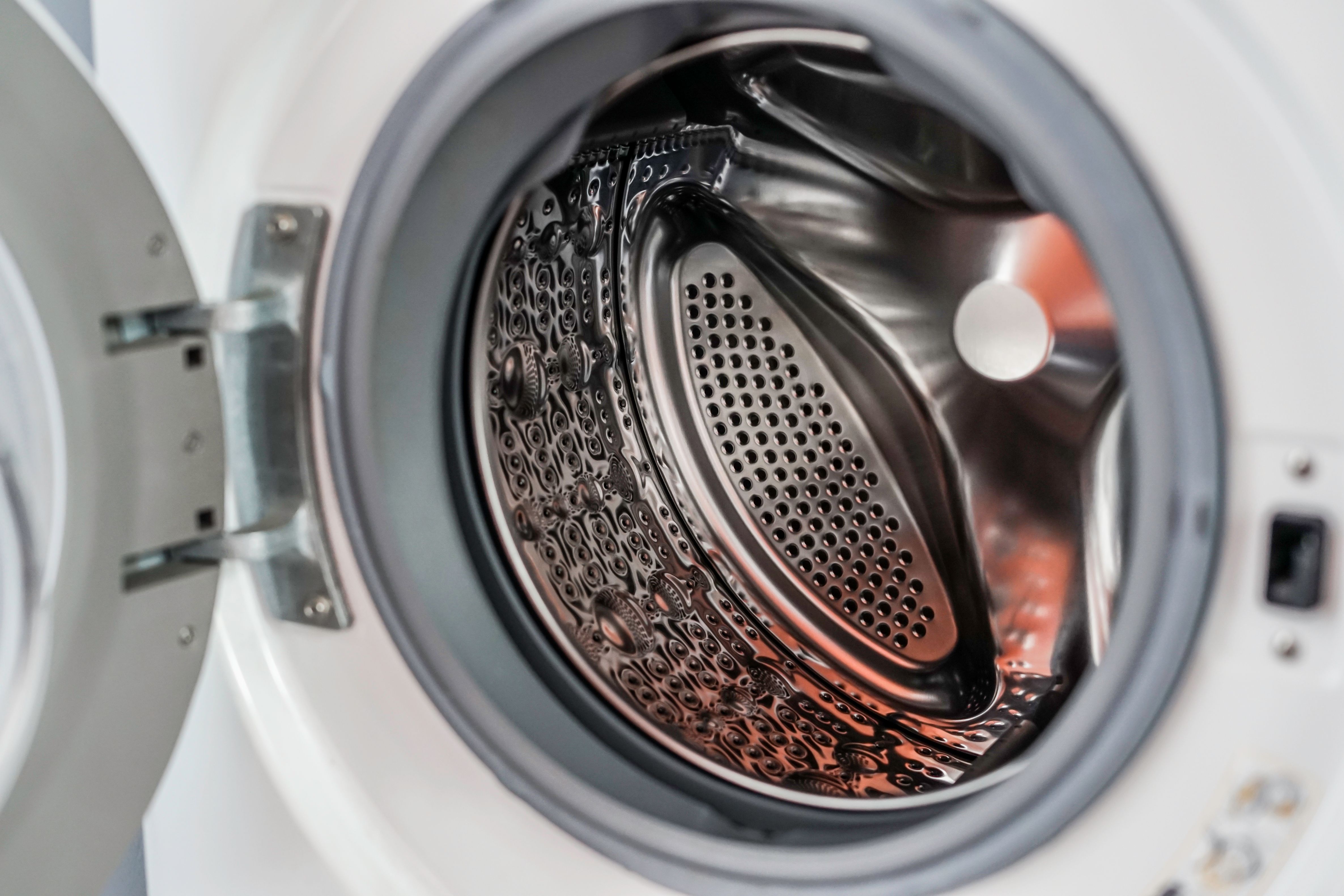 una lavadora vacía una lavadora vacía