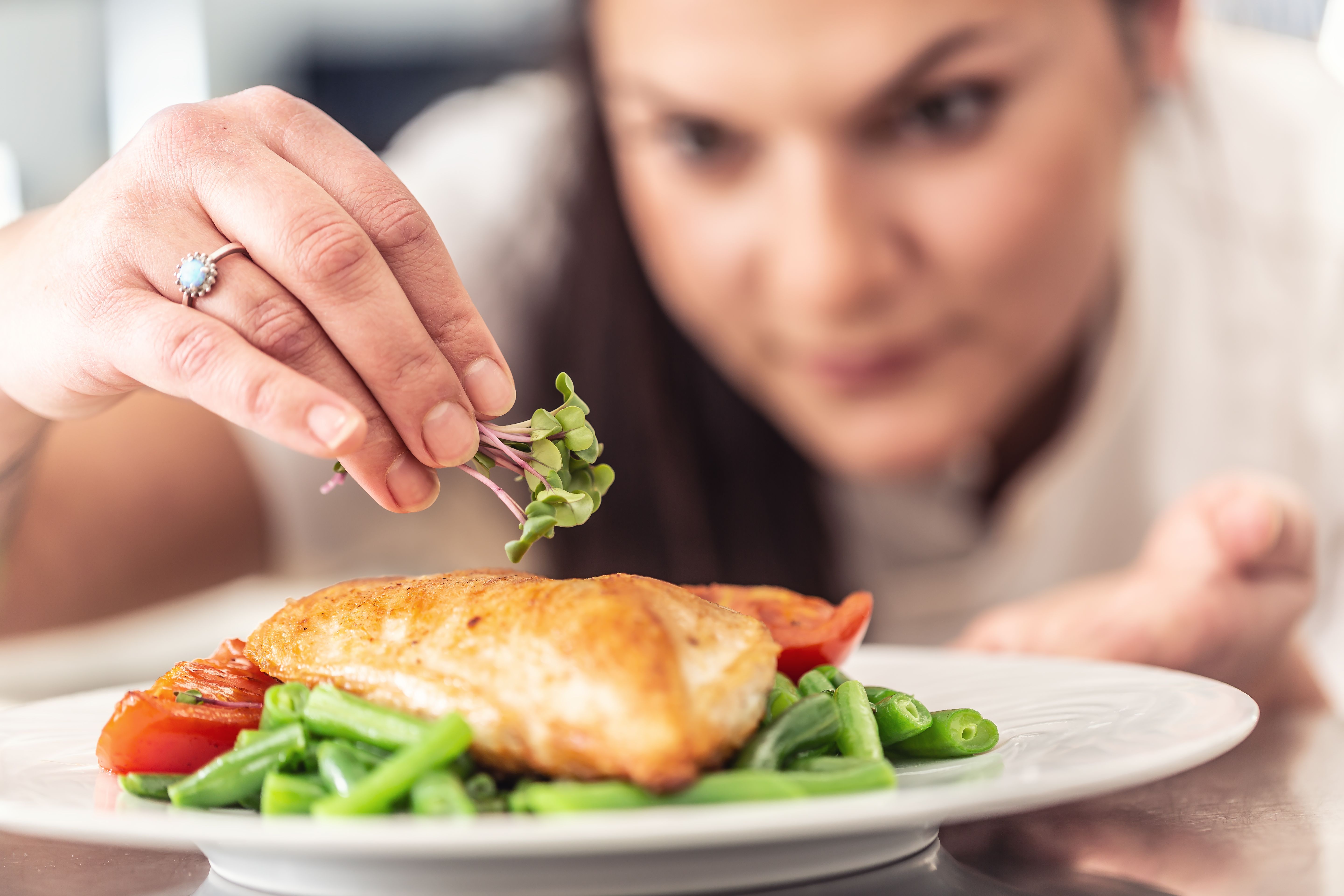 beautifully plated dish