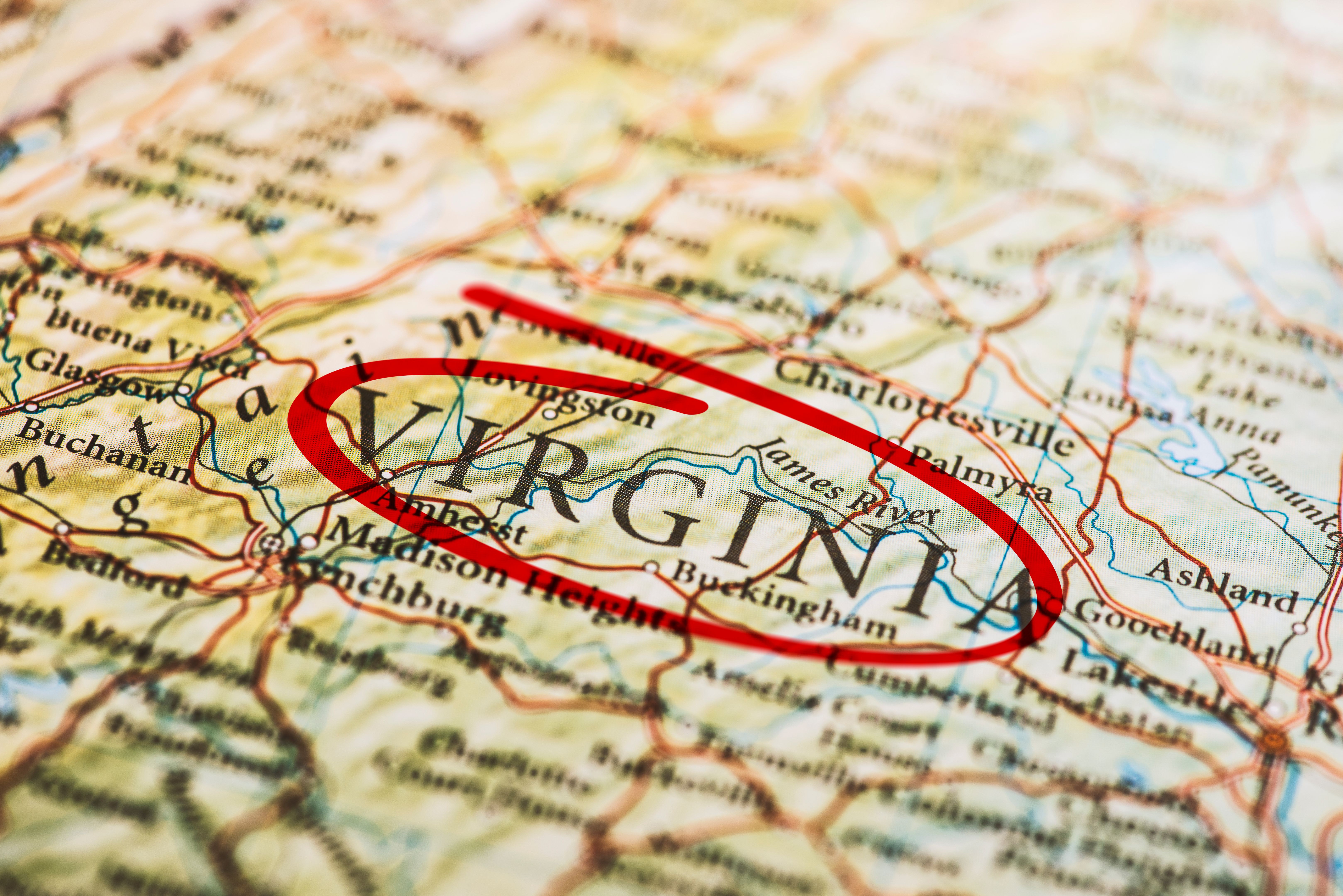 virginia map