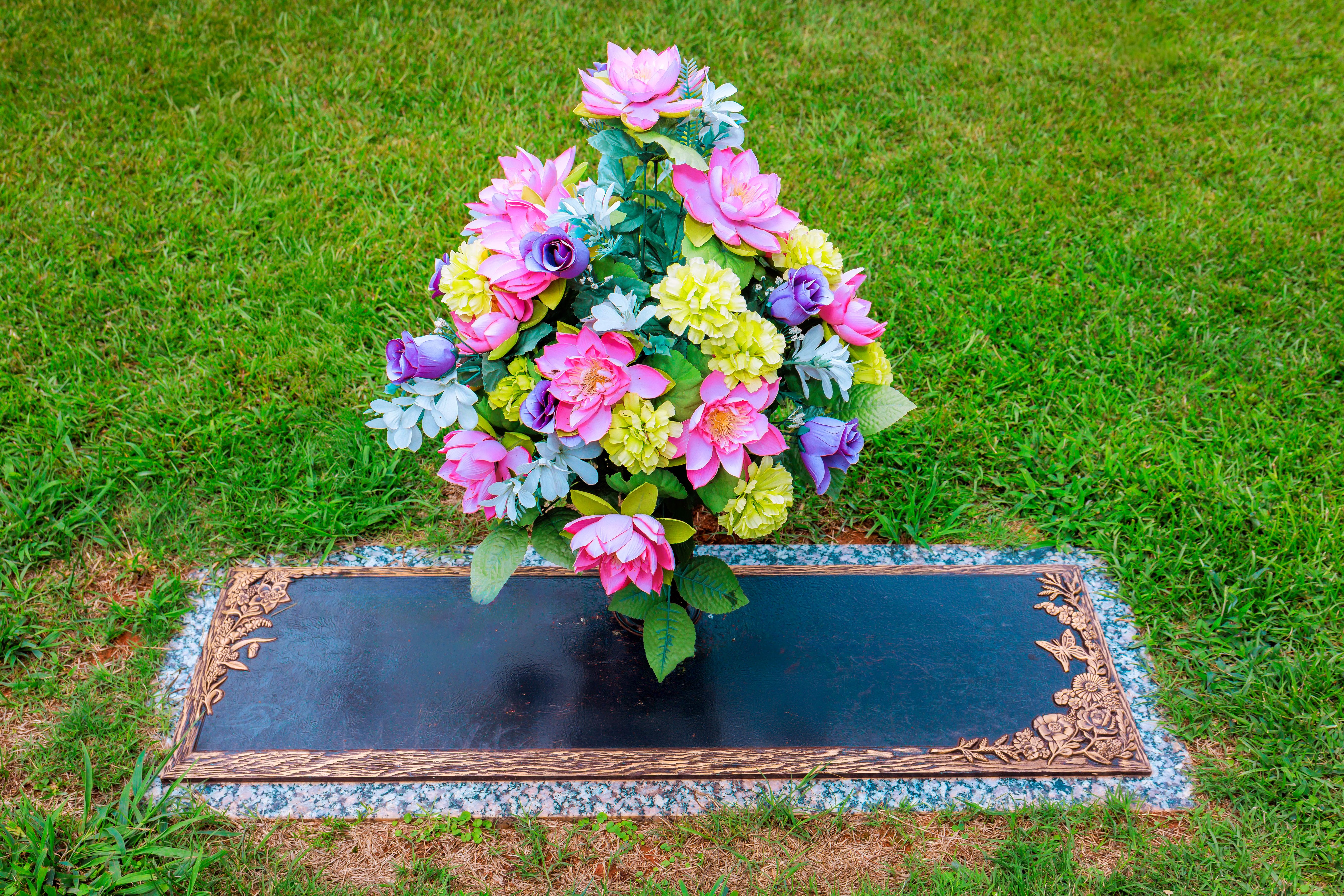 cemetery flowers