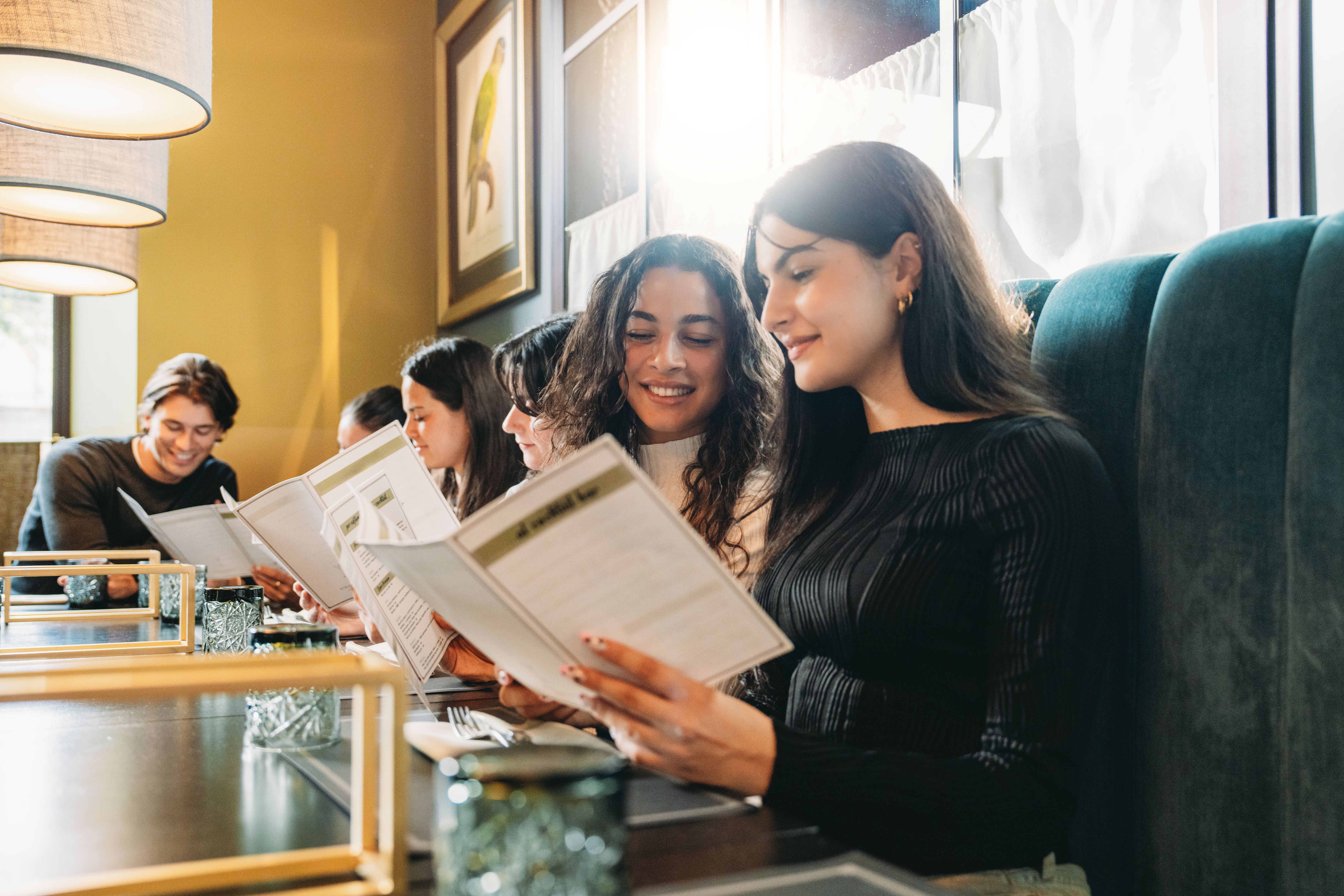 diverse menu options