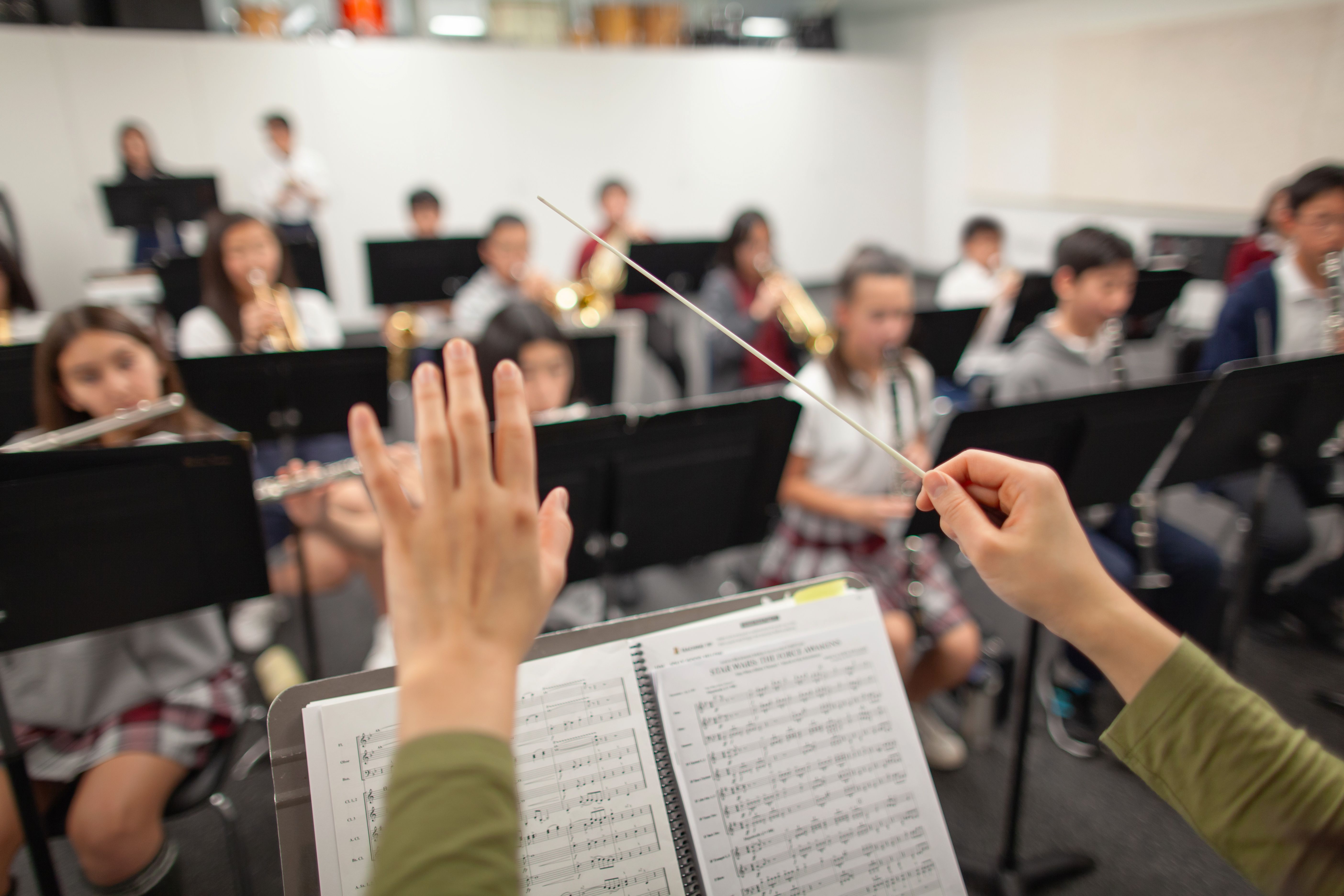 orchestral music score