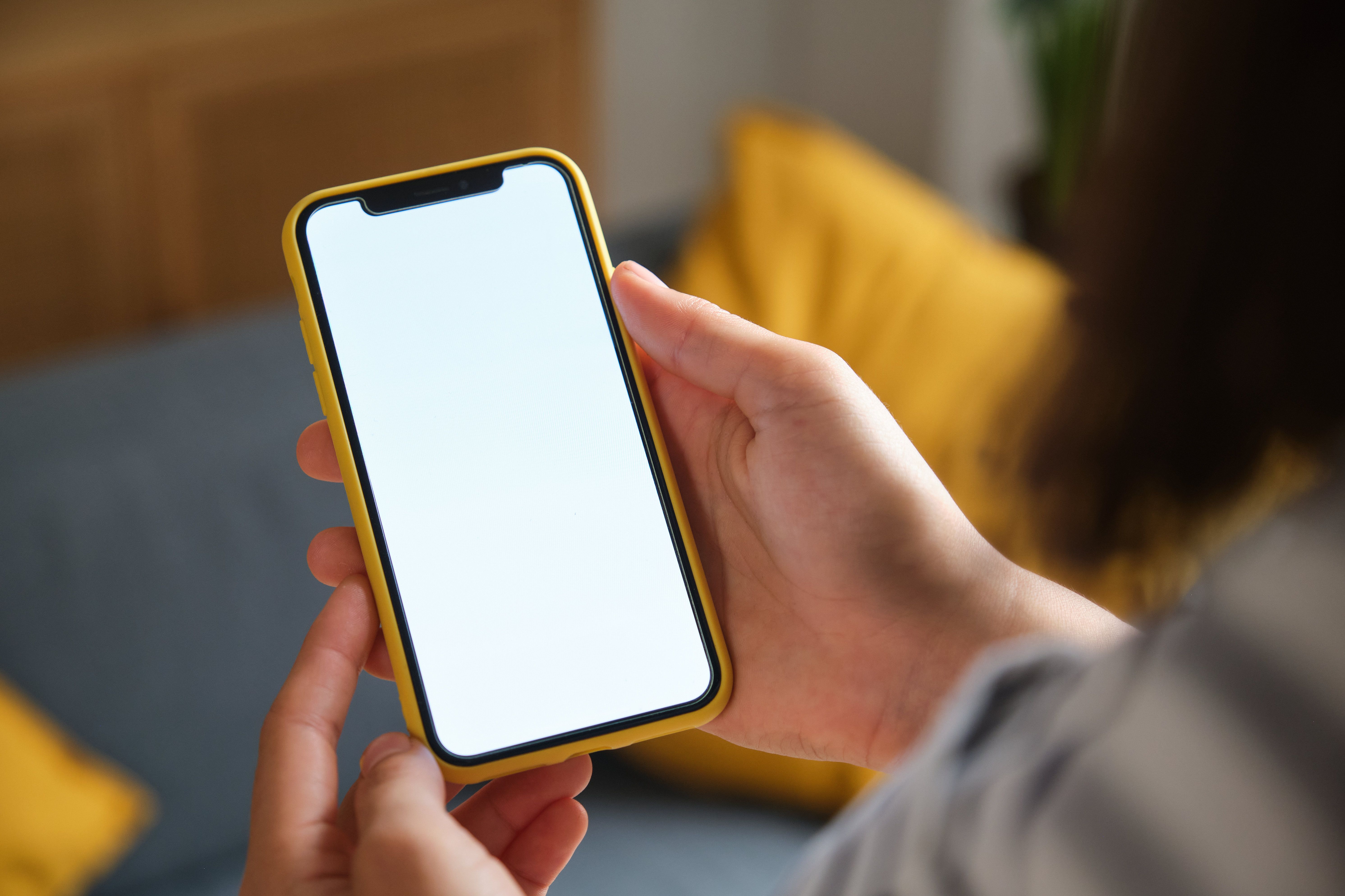 smartphone screen touch