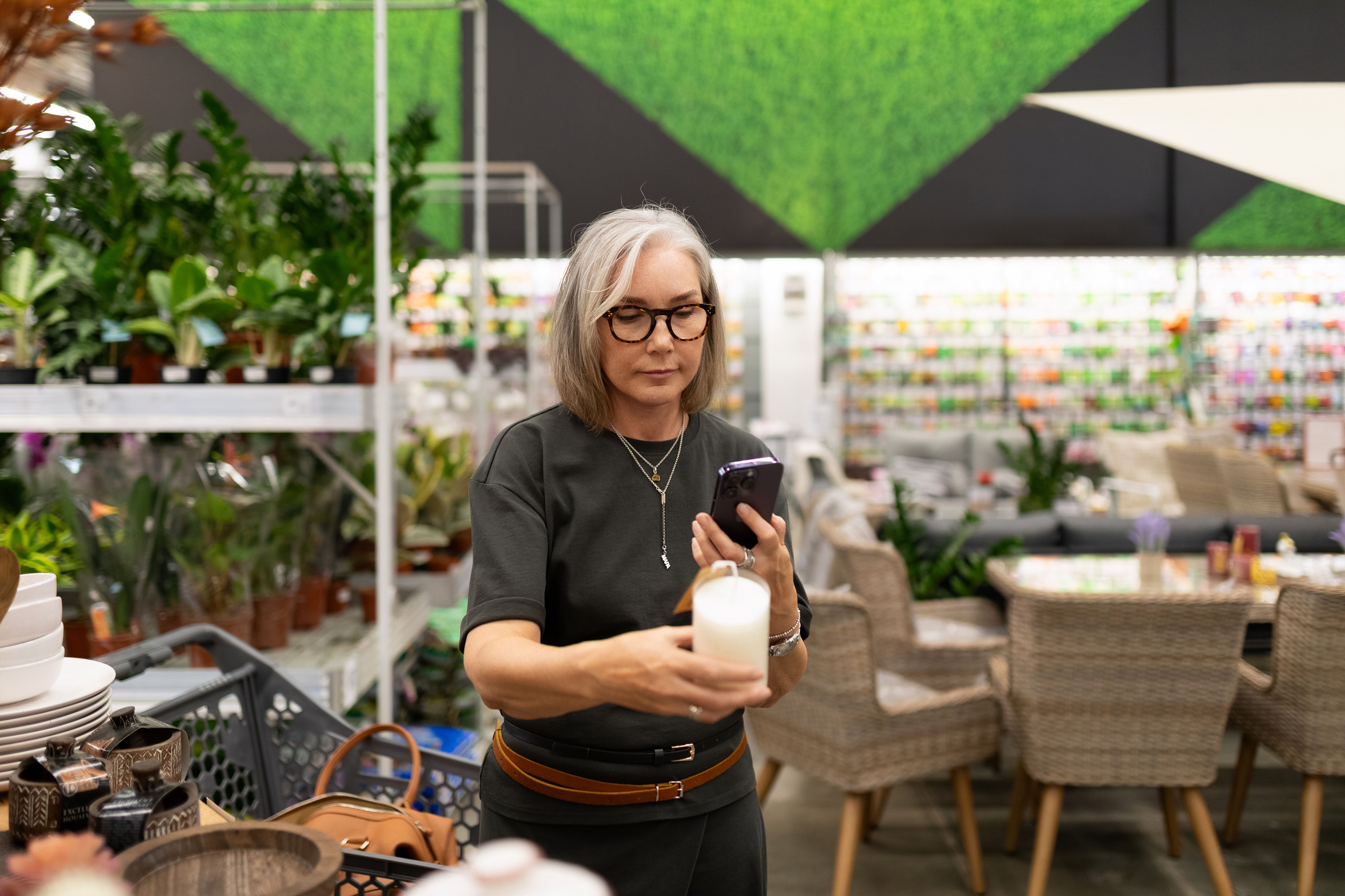 customer choosing eco-friendly