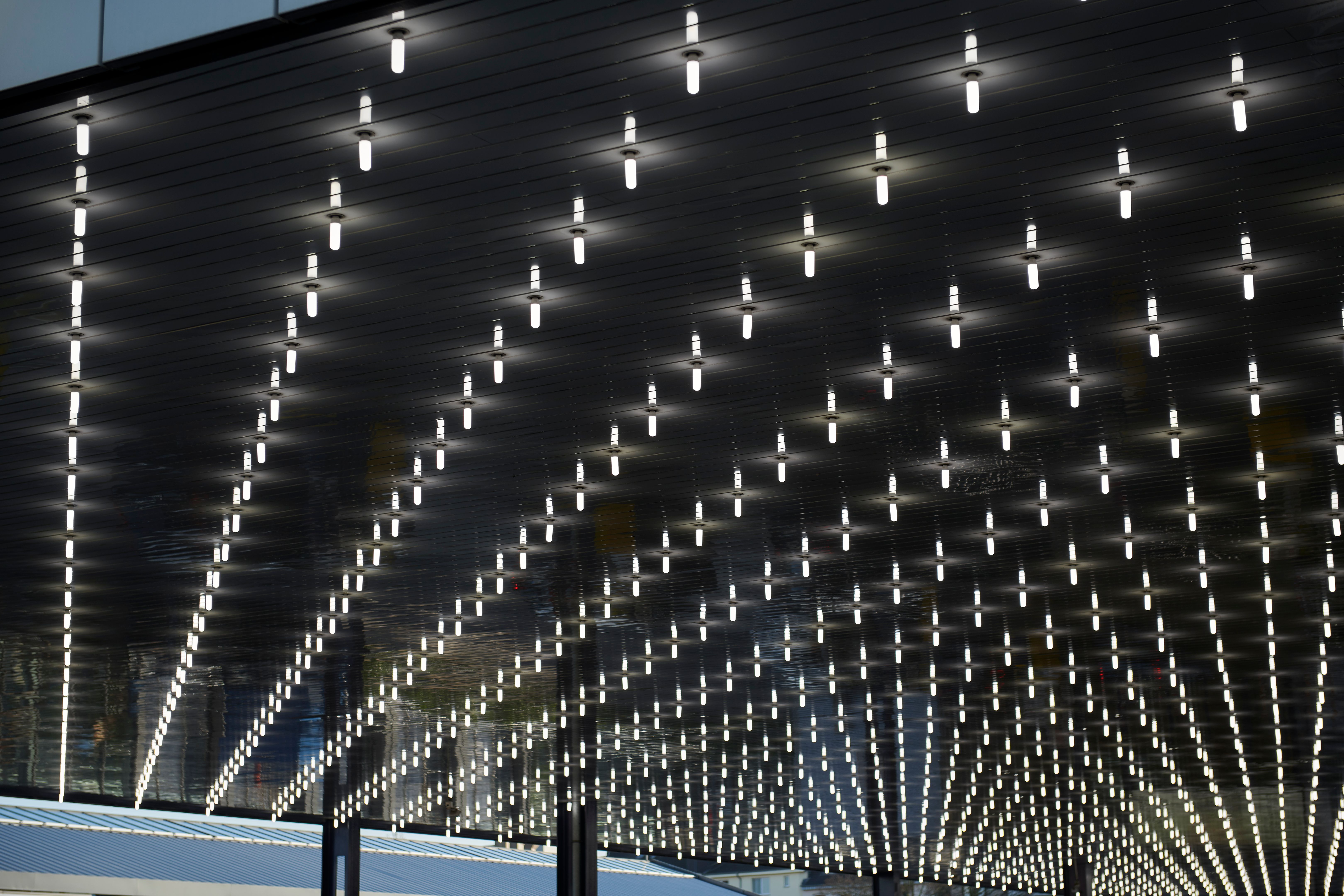 solar panels car wash