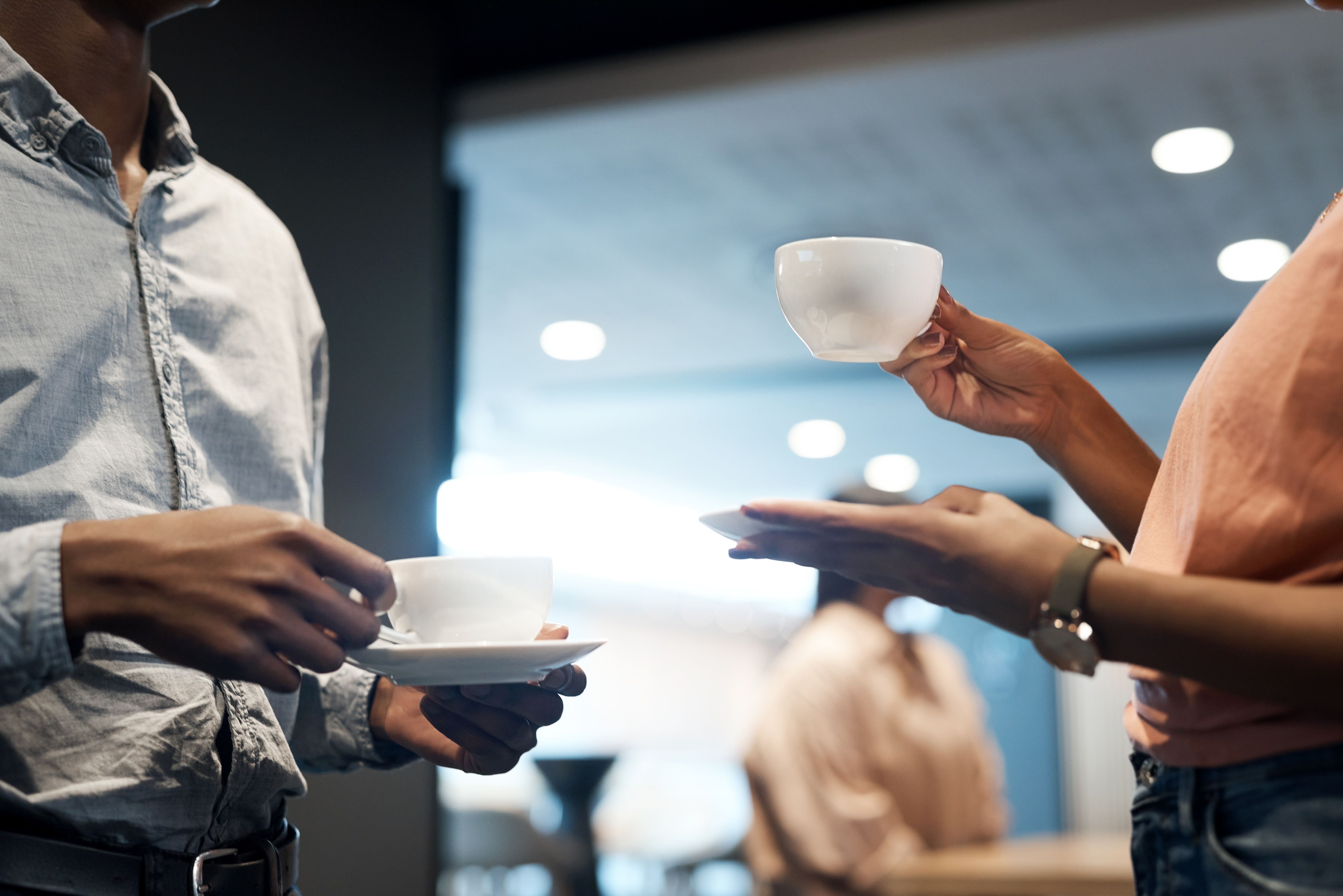 coffee supplier meeting