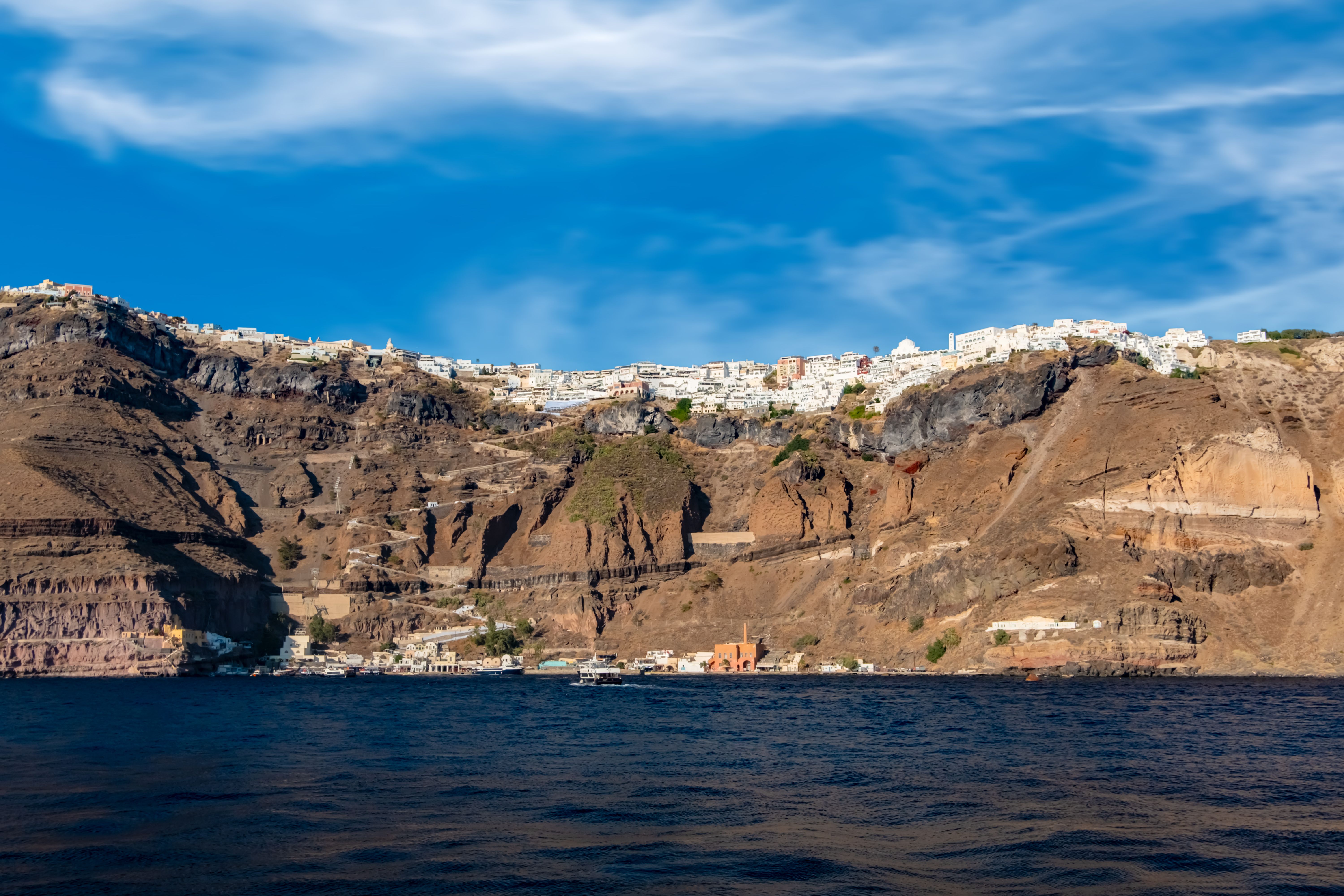 santorini caldera