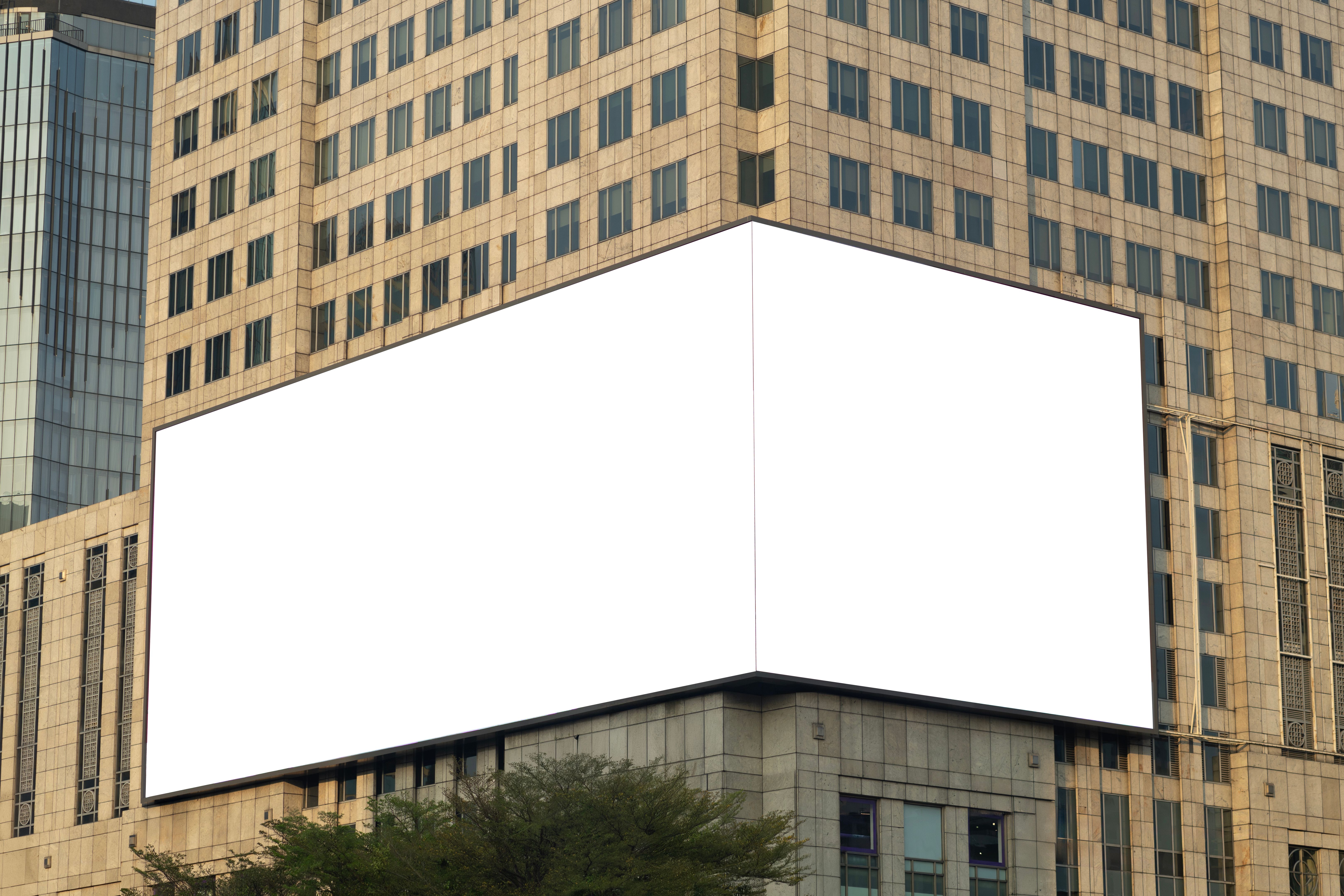 city street billboard