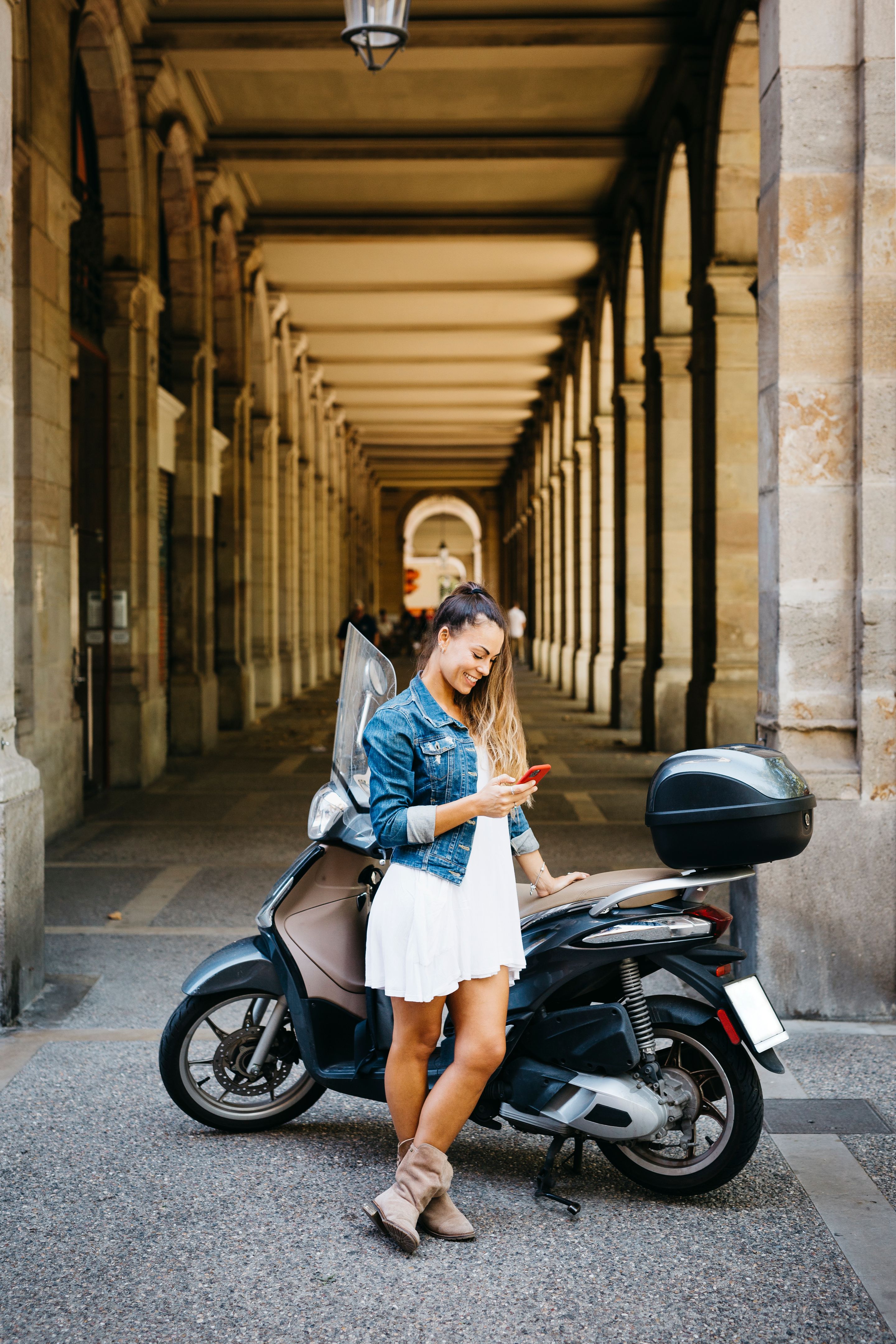 scooter riding Barcelona