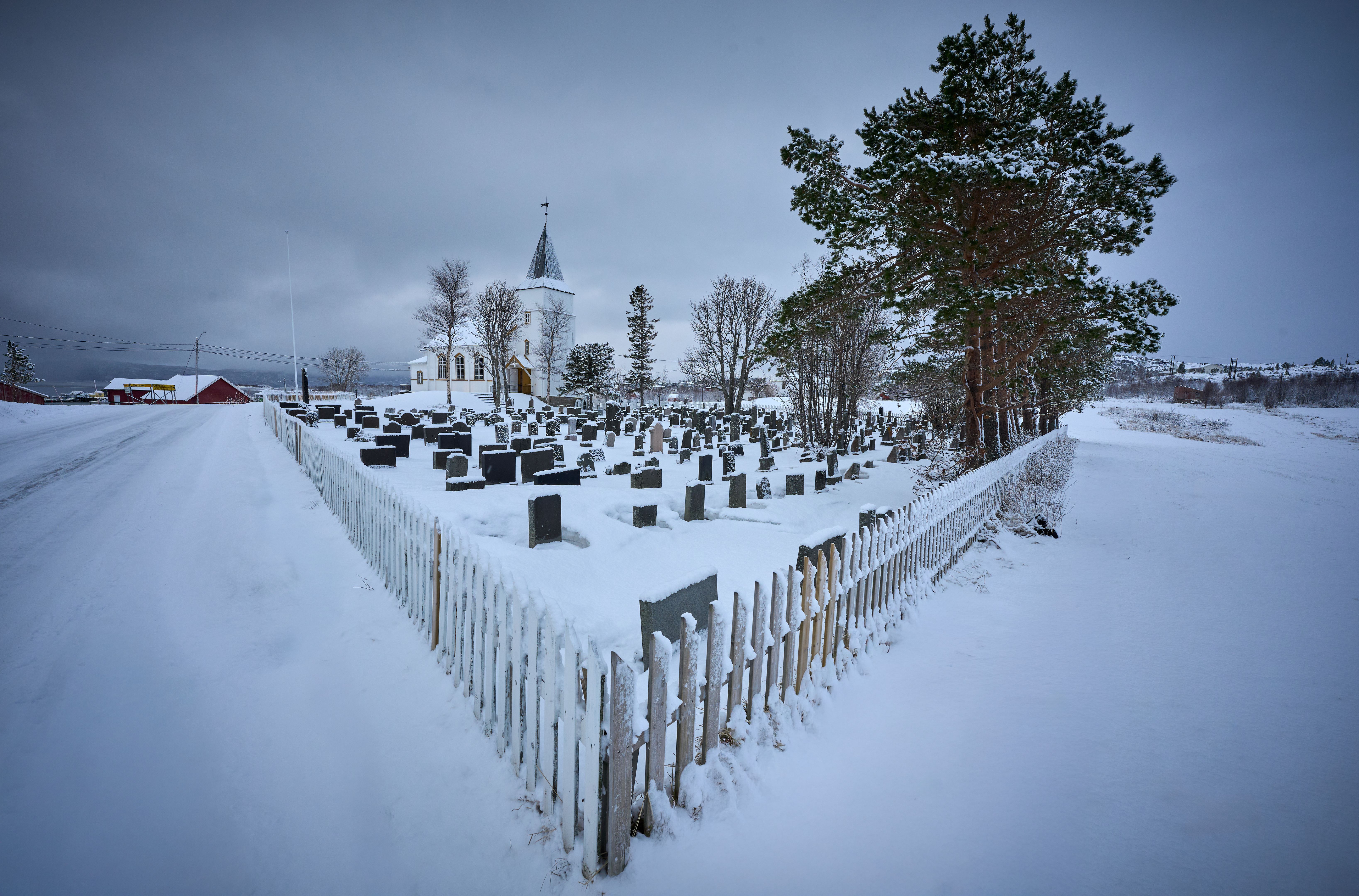 winter cemetery