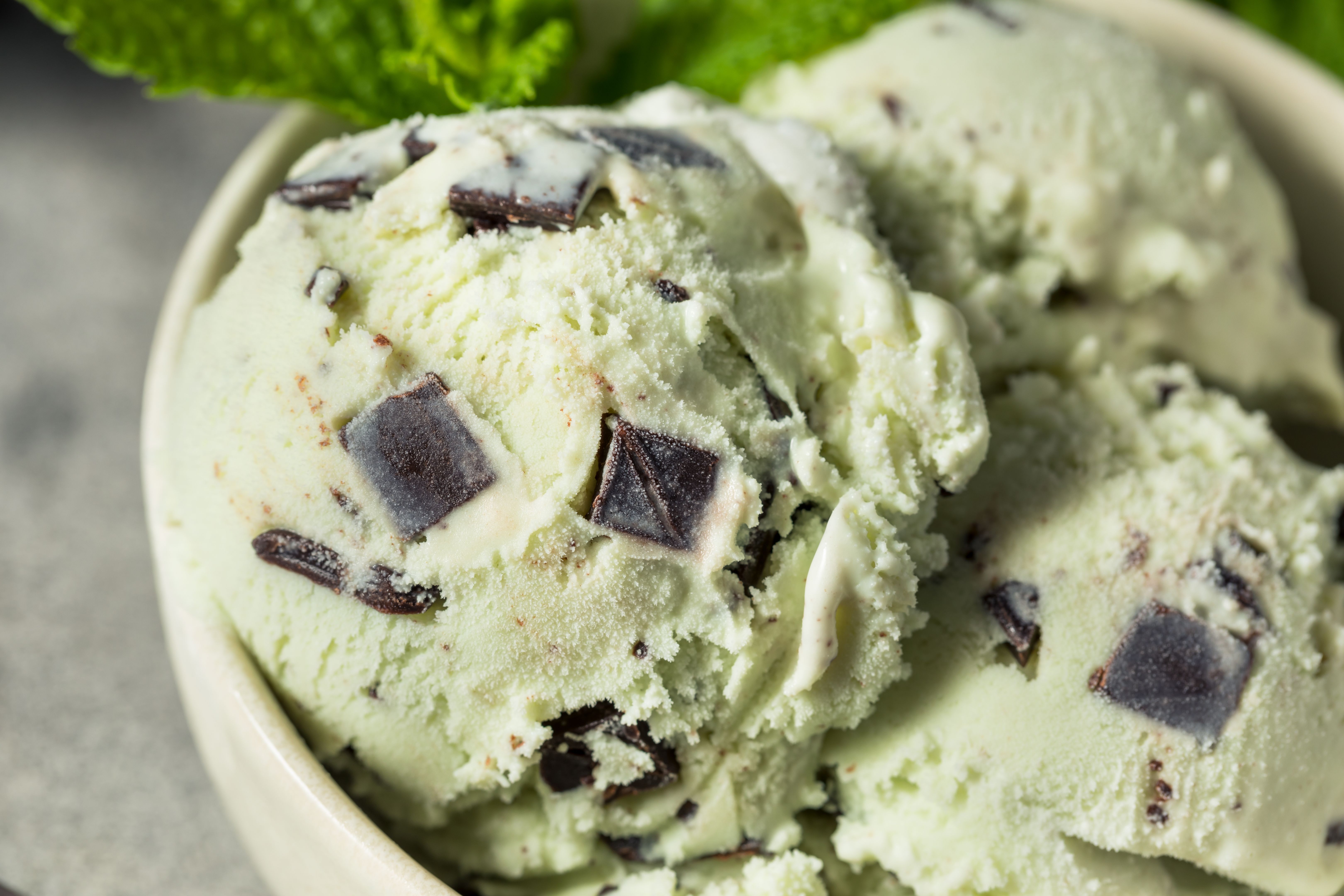 peppermint ice cream