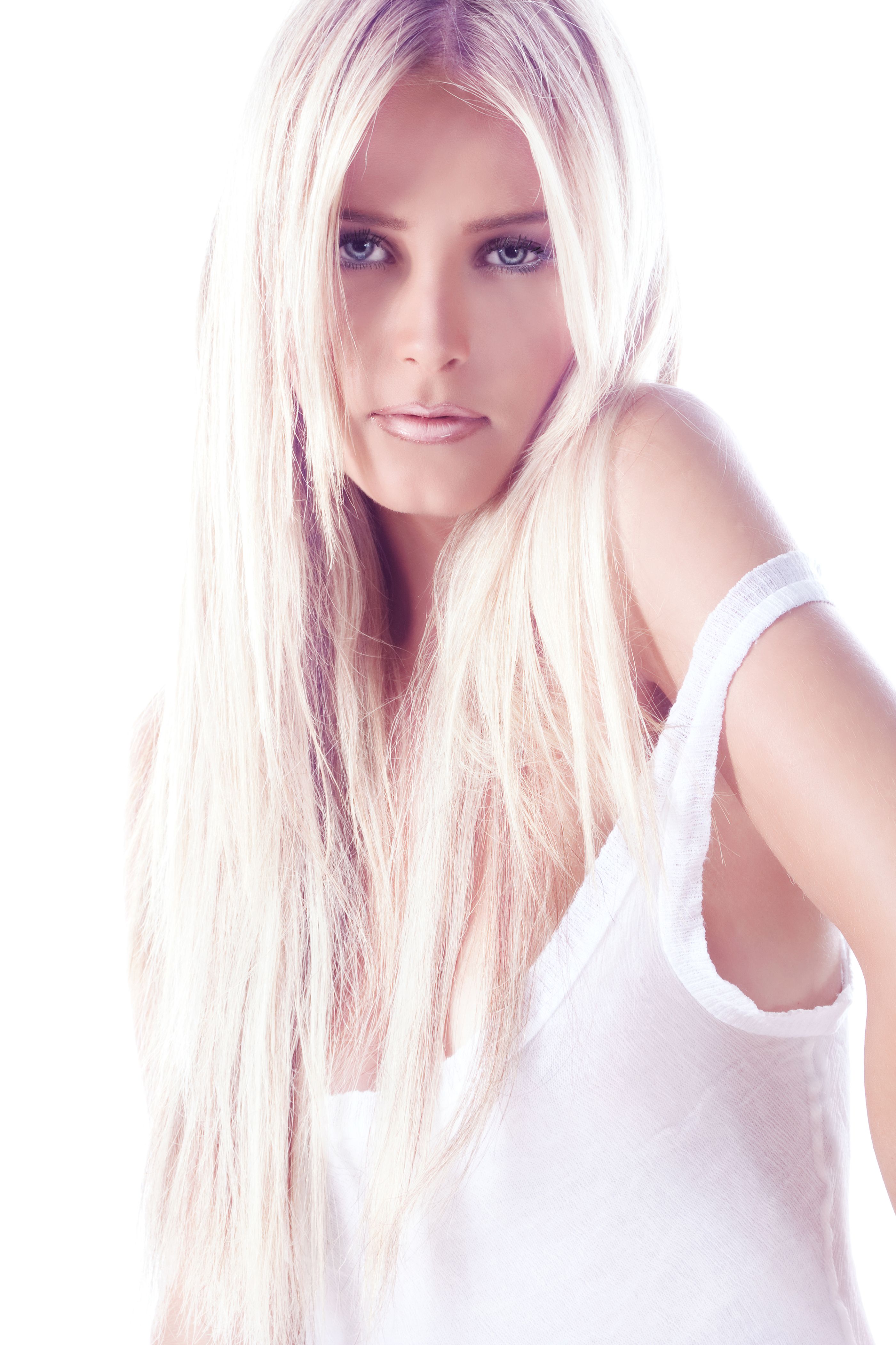 blond woman