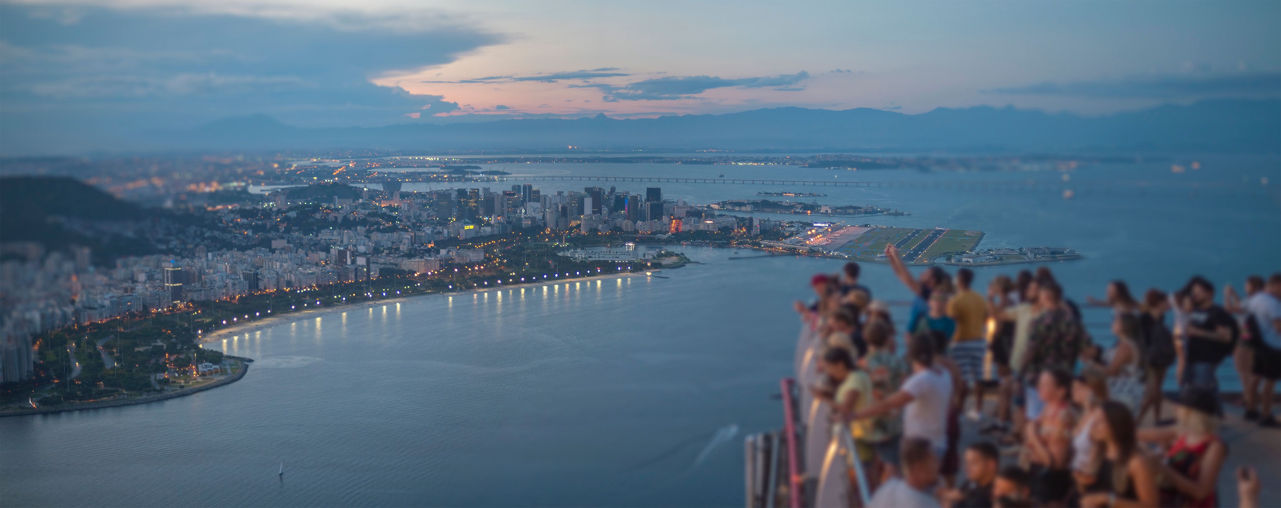 view of Rio De Janeiro from above.
