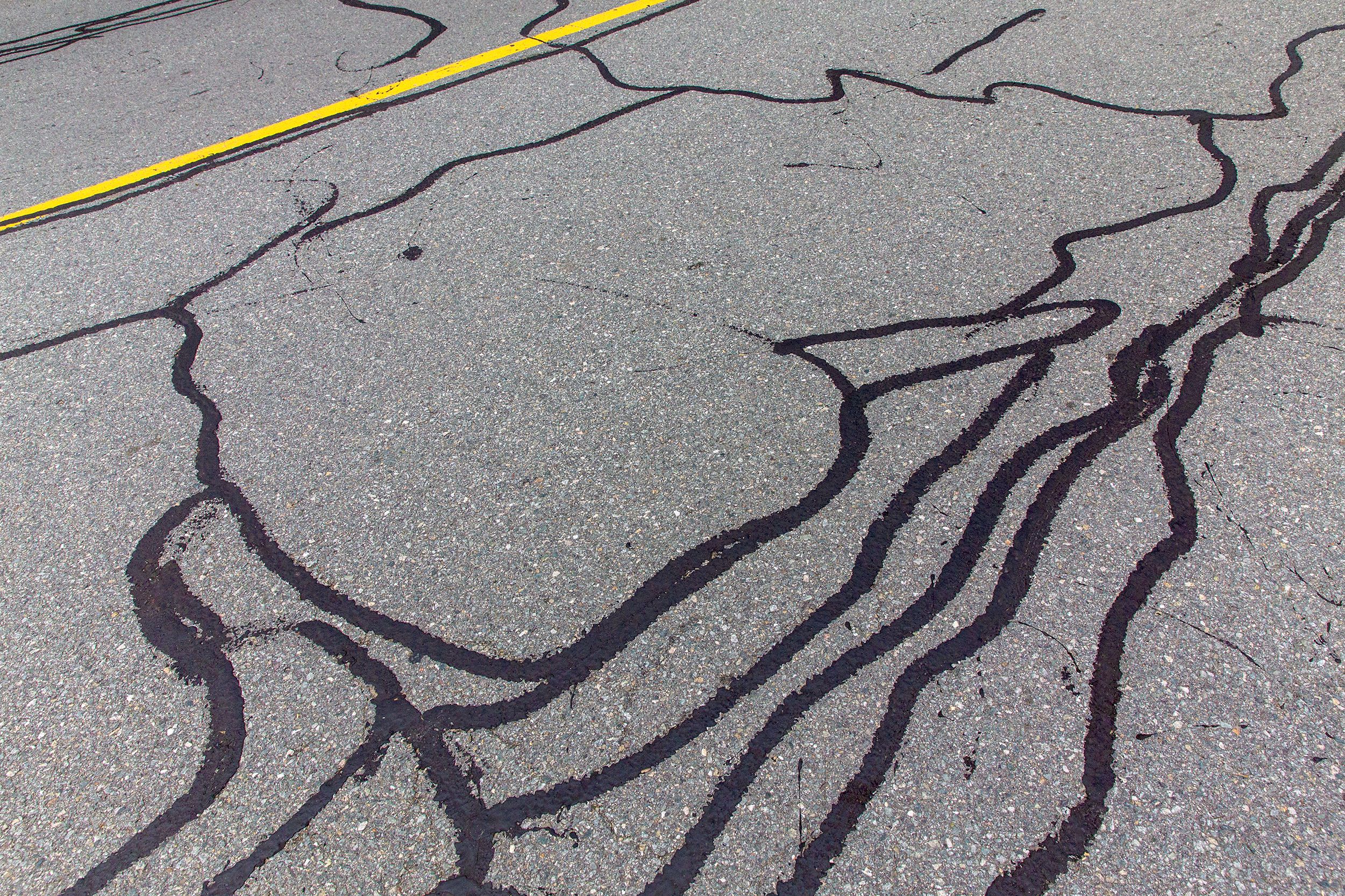 parking lot cracks