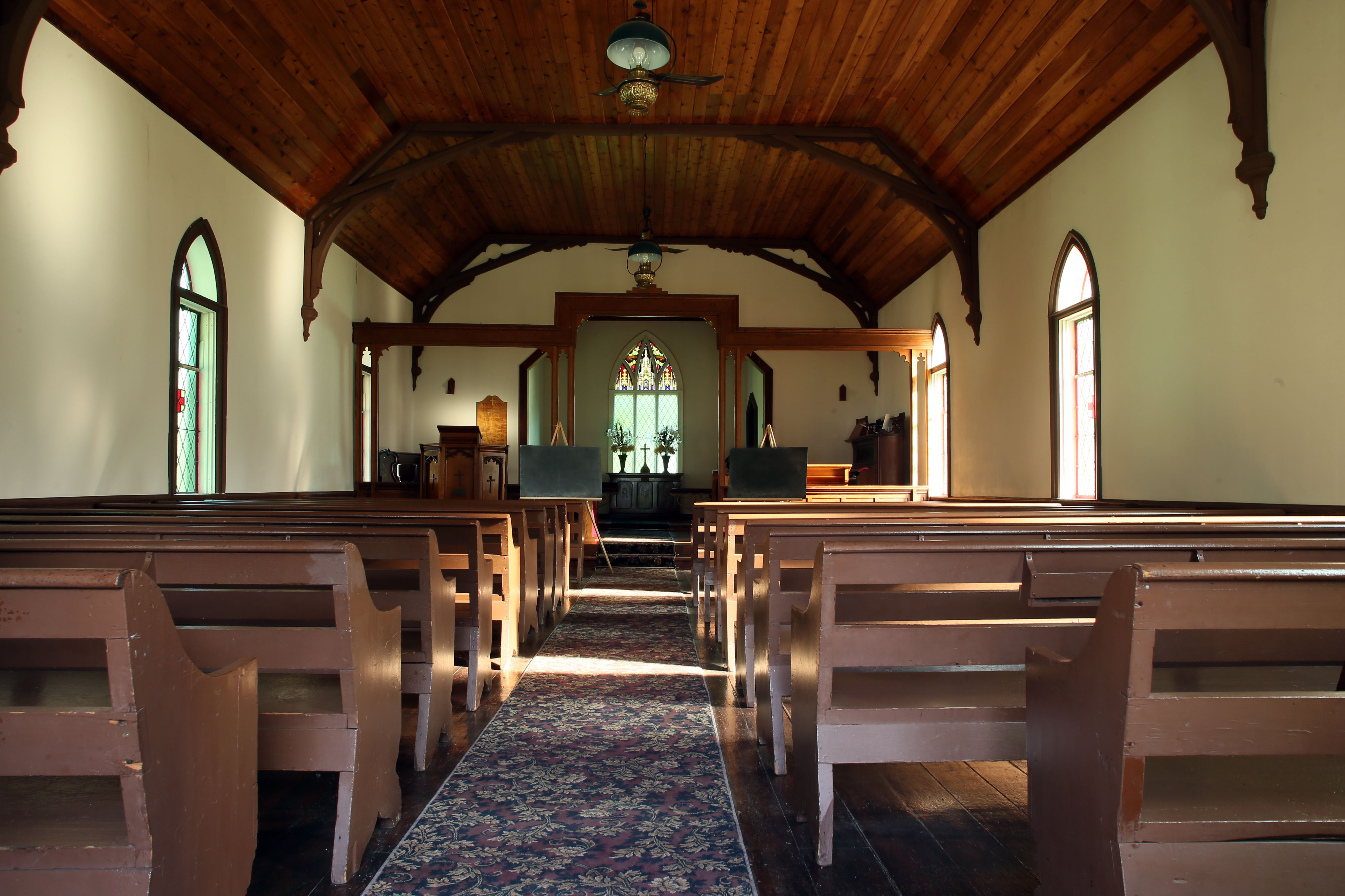 small church interior