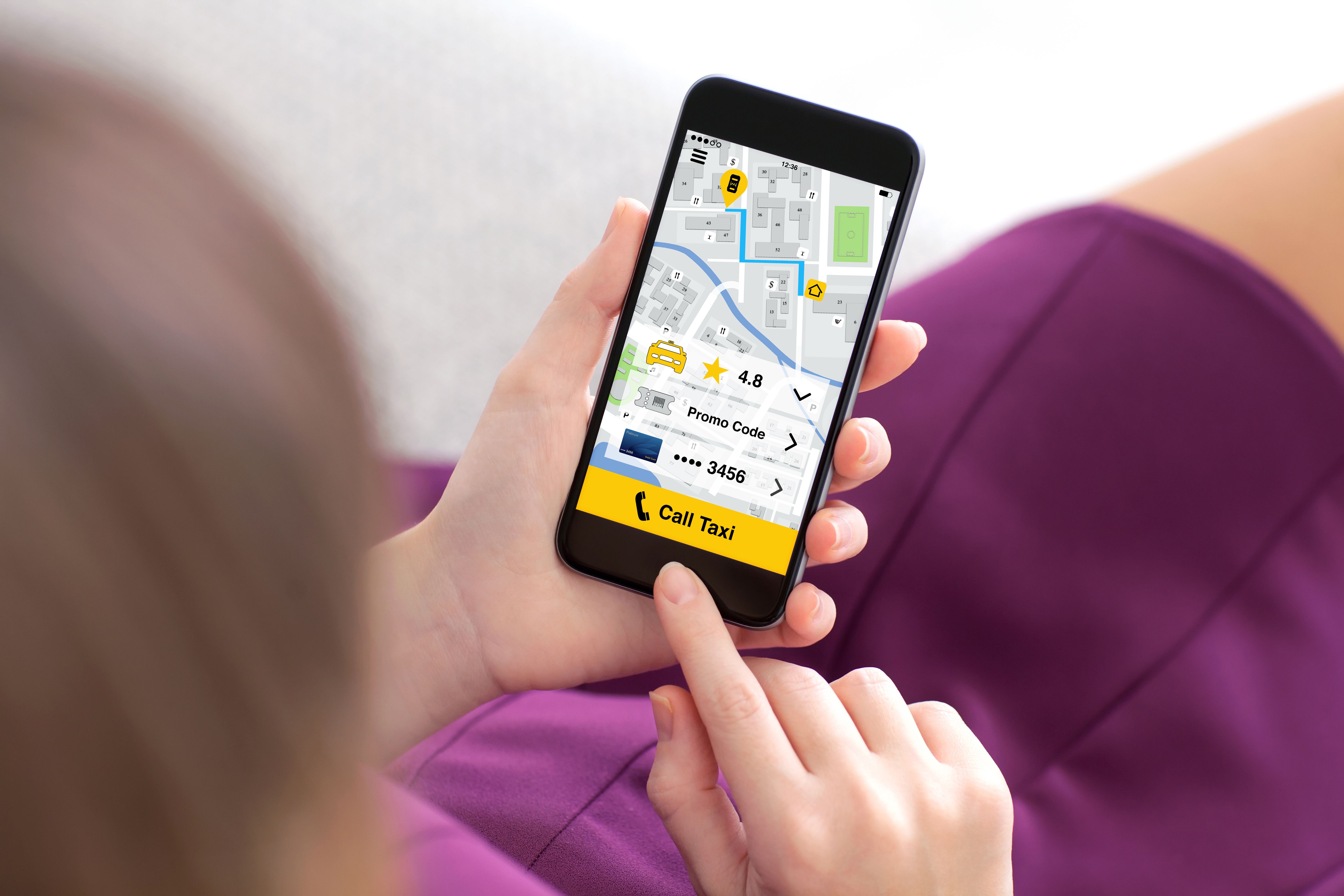 taxi app usage