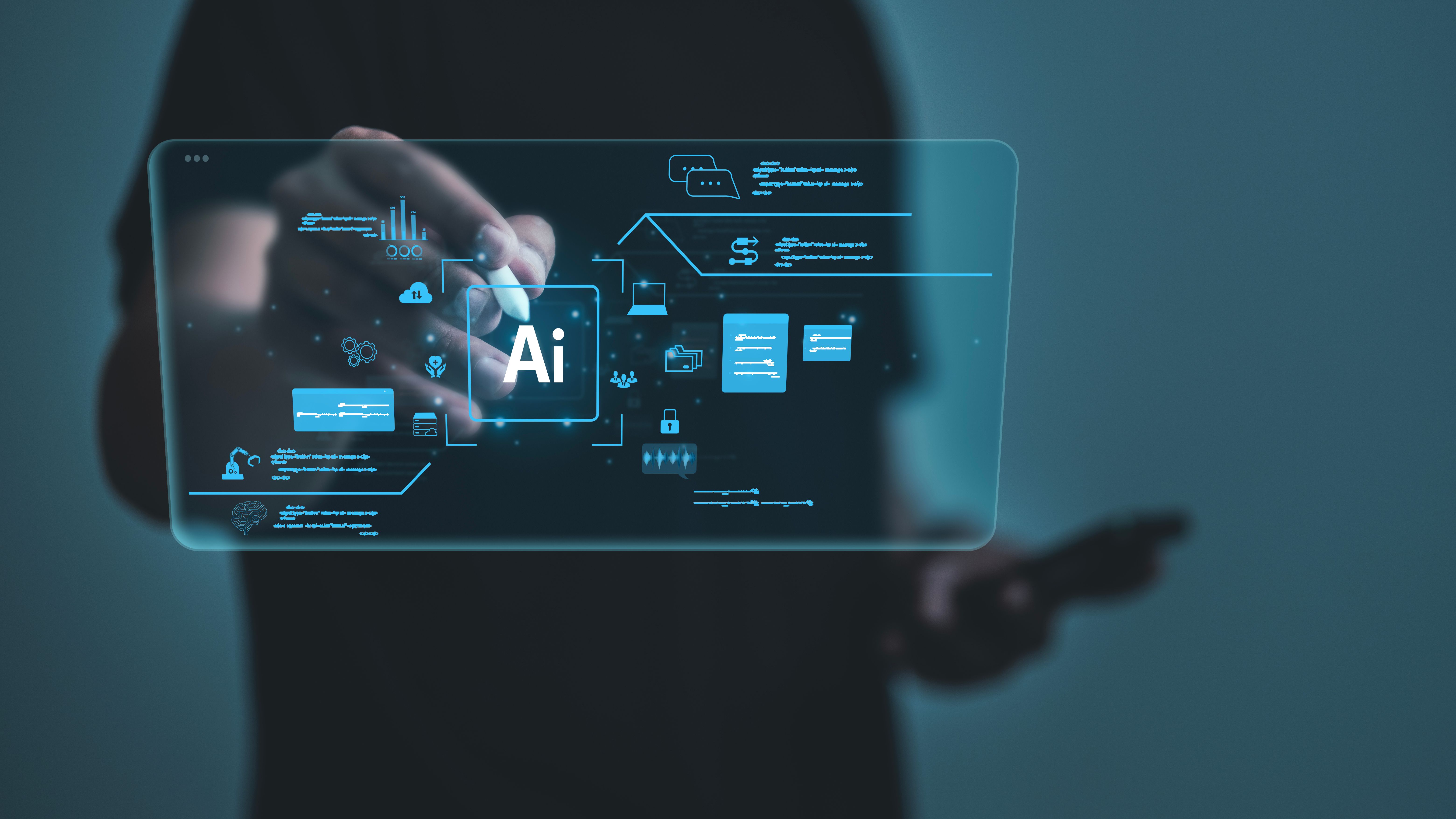 Humans are using pens to interact with AI, helping them create, code, train AI, or analyze big data with fast, cutting-edge technology.