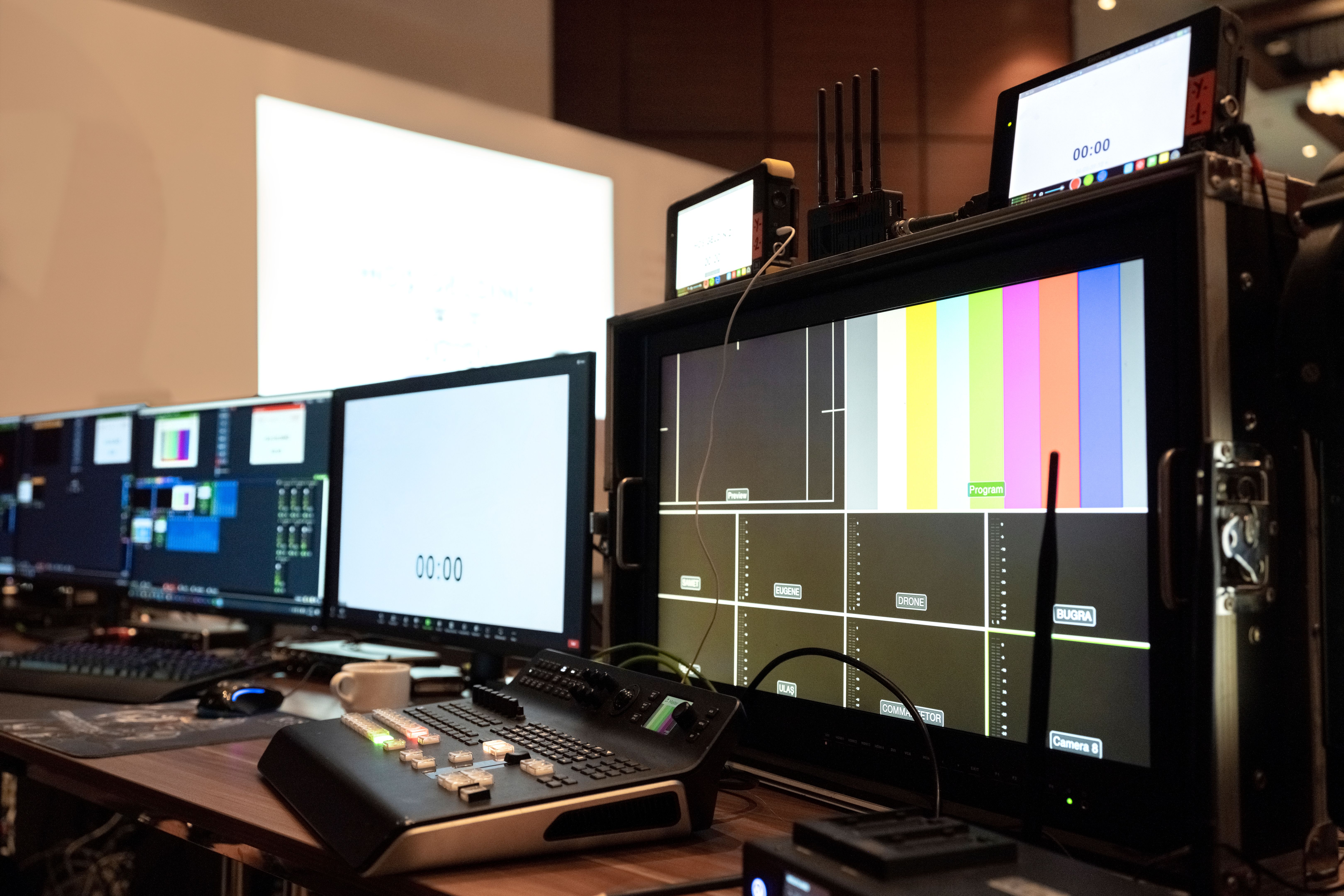 tv production setup