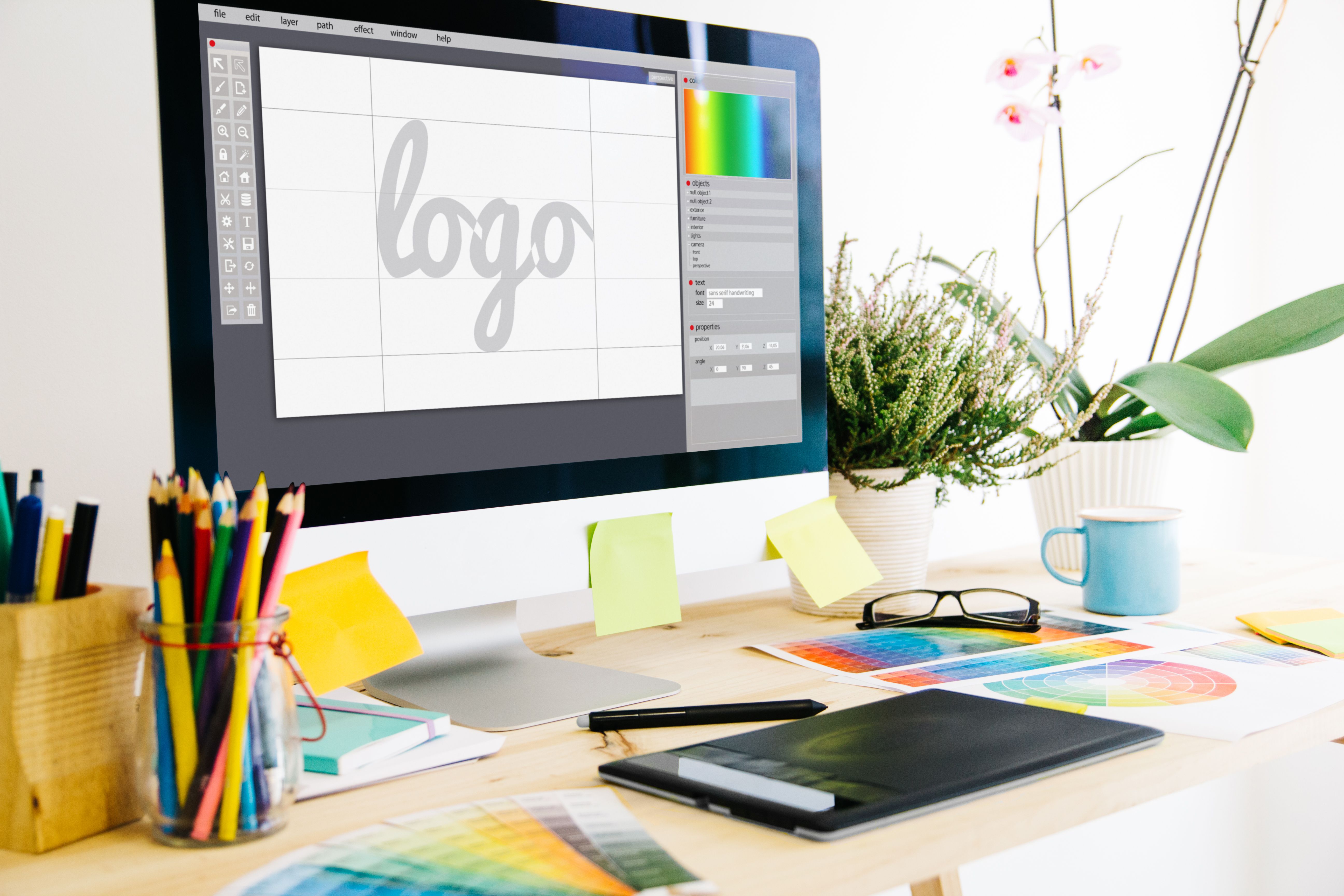graphic design office