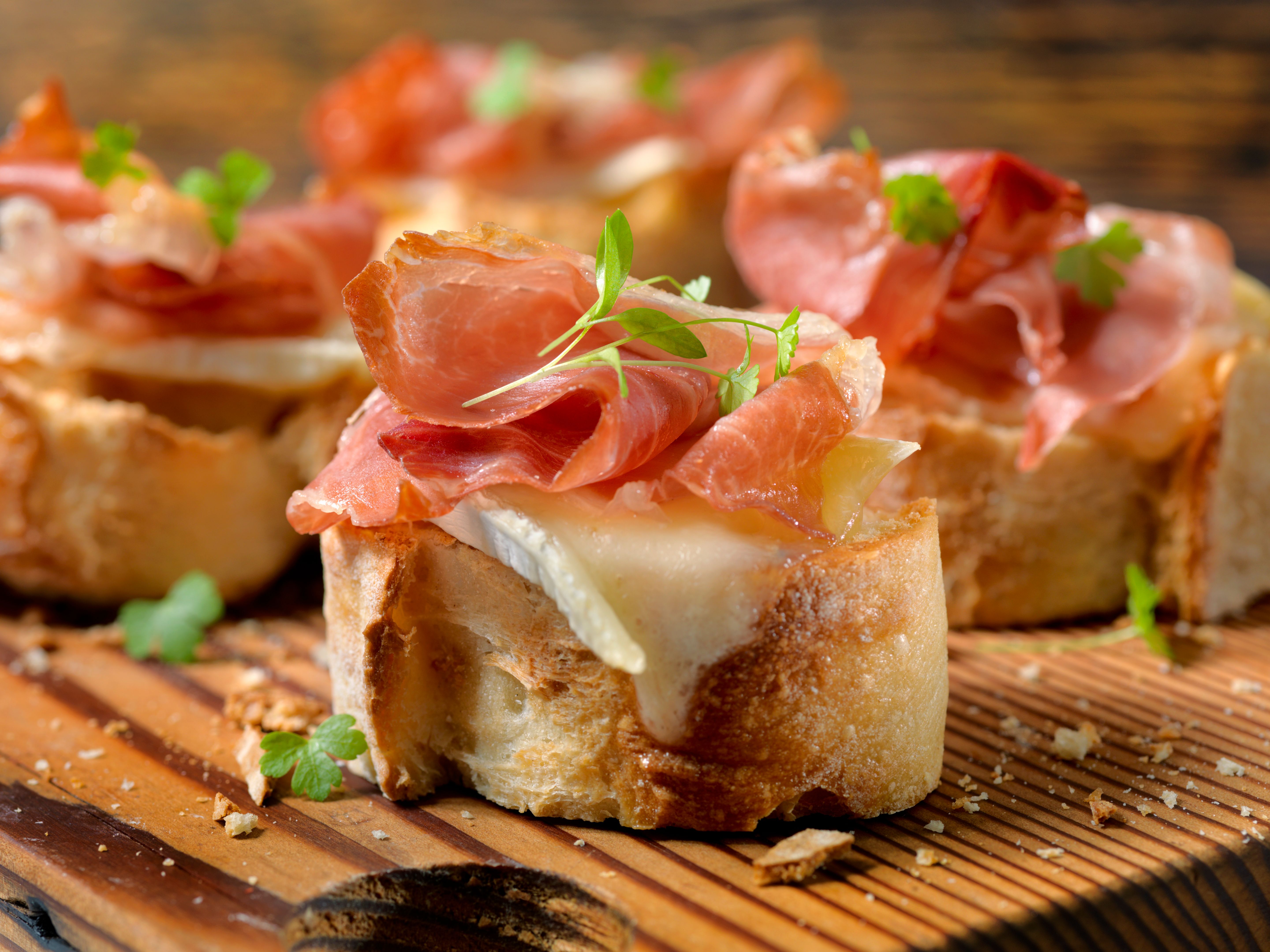 crispy prosciutto